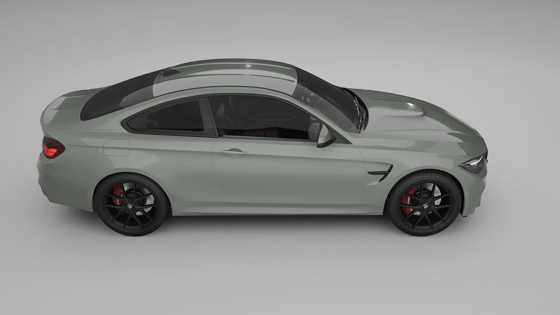 BMW M4 F82 TPU Lackskyddsfilm | SLATE Färgskiftande PPF – Komplett Förskuret Kit