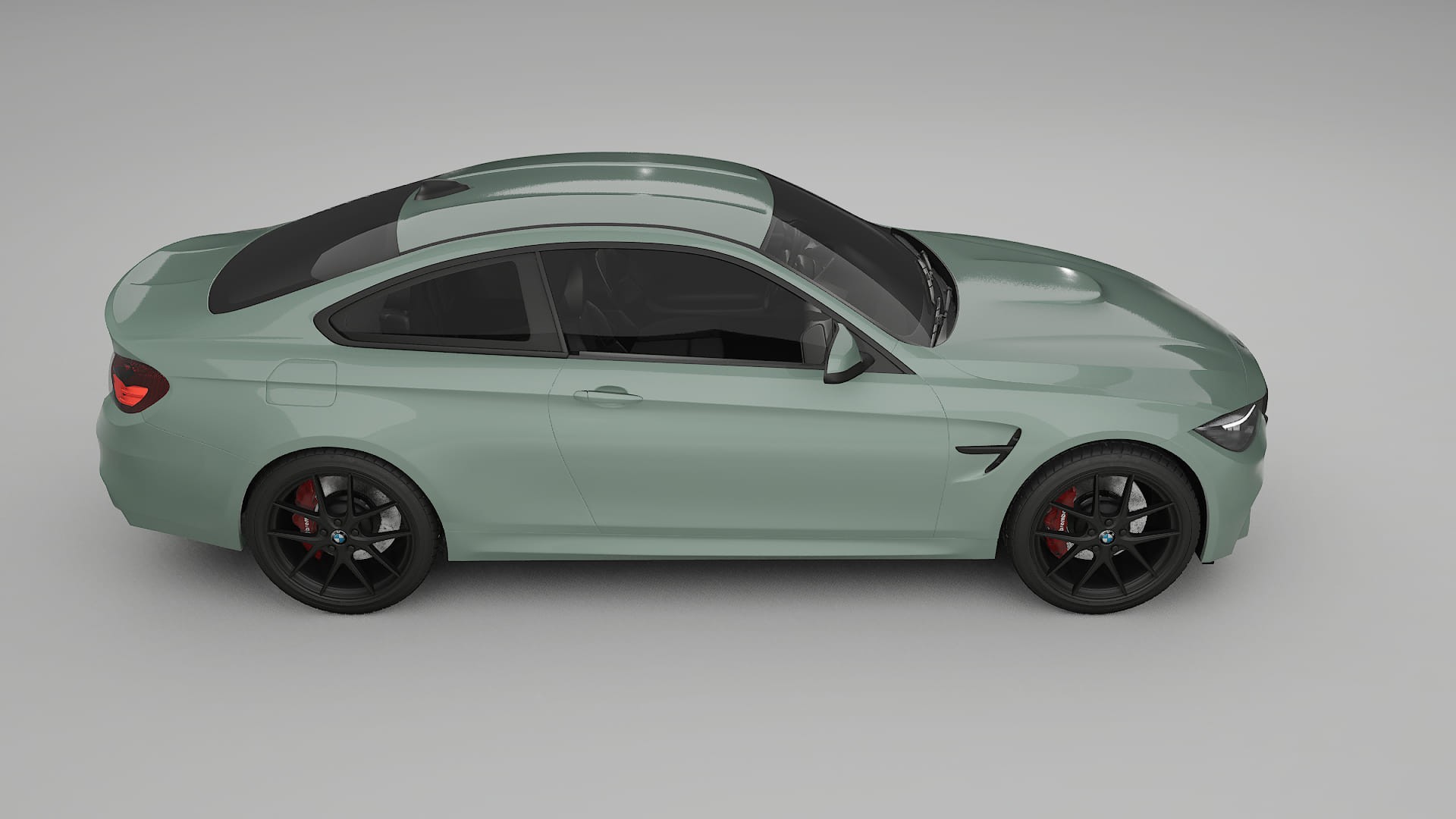 BMW M4 F82 TPU Lackskyddsfilm | CINDER Färgskiftande PPF – Komplett Förskuret Kit