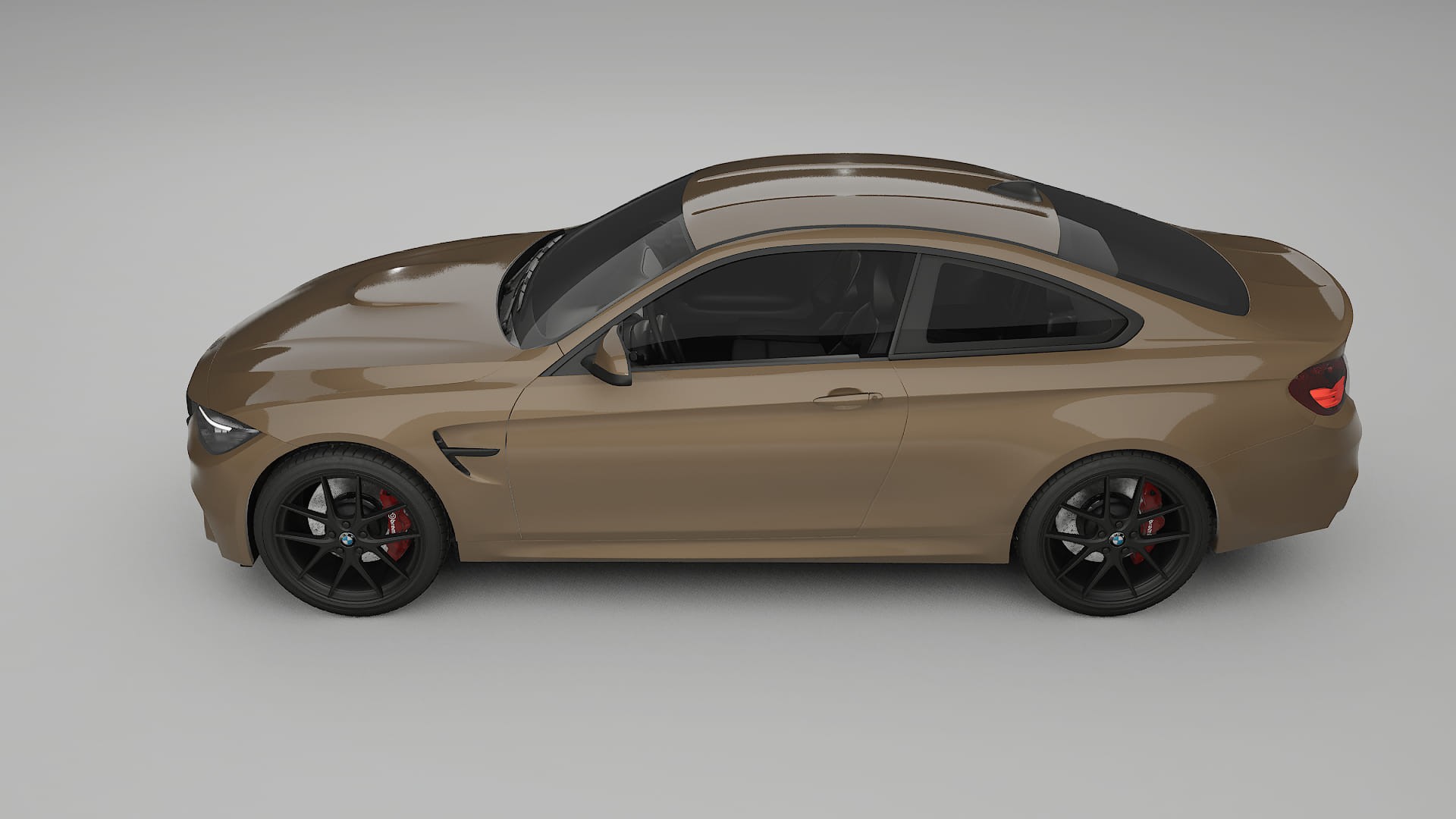 BMW M4 F82 TPU Lackskyddsfilm | SAHARA Färgskiftande PPF – Komplett Förskuret Kit