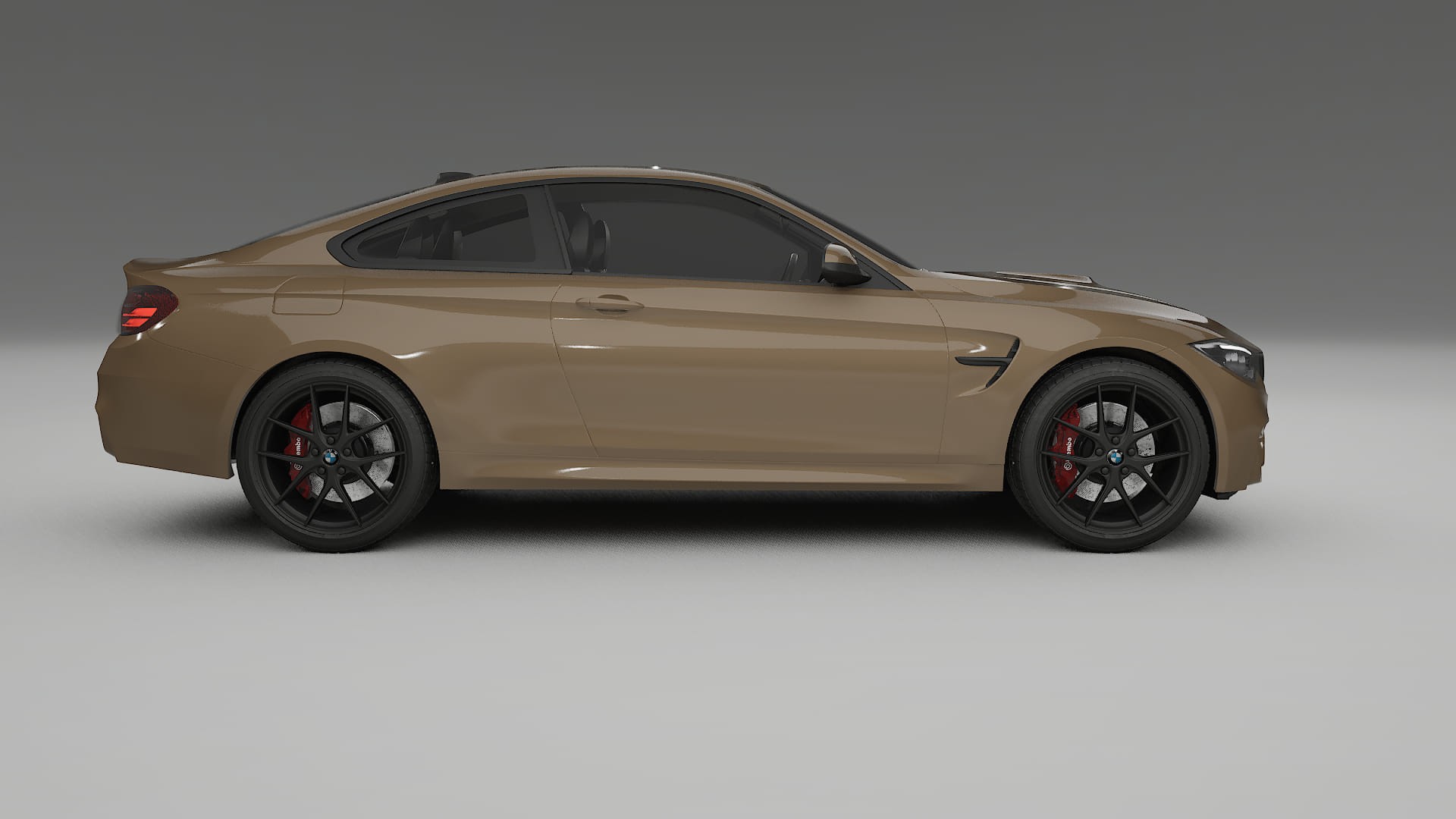 BMW M4 F82 TPU Lackskyddsfilm | SAHARA Färgskiftande PPF – Komplett Förskuret Kit