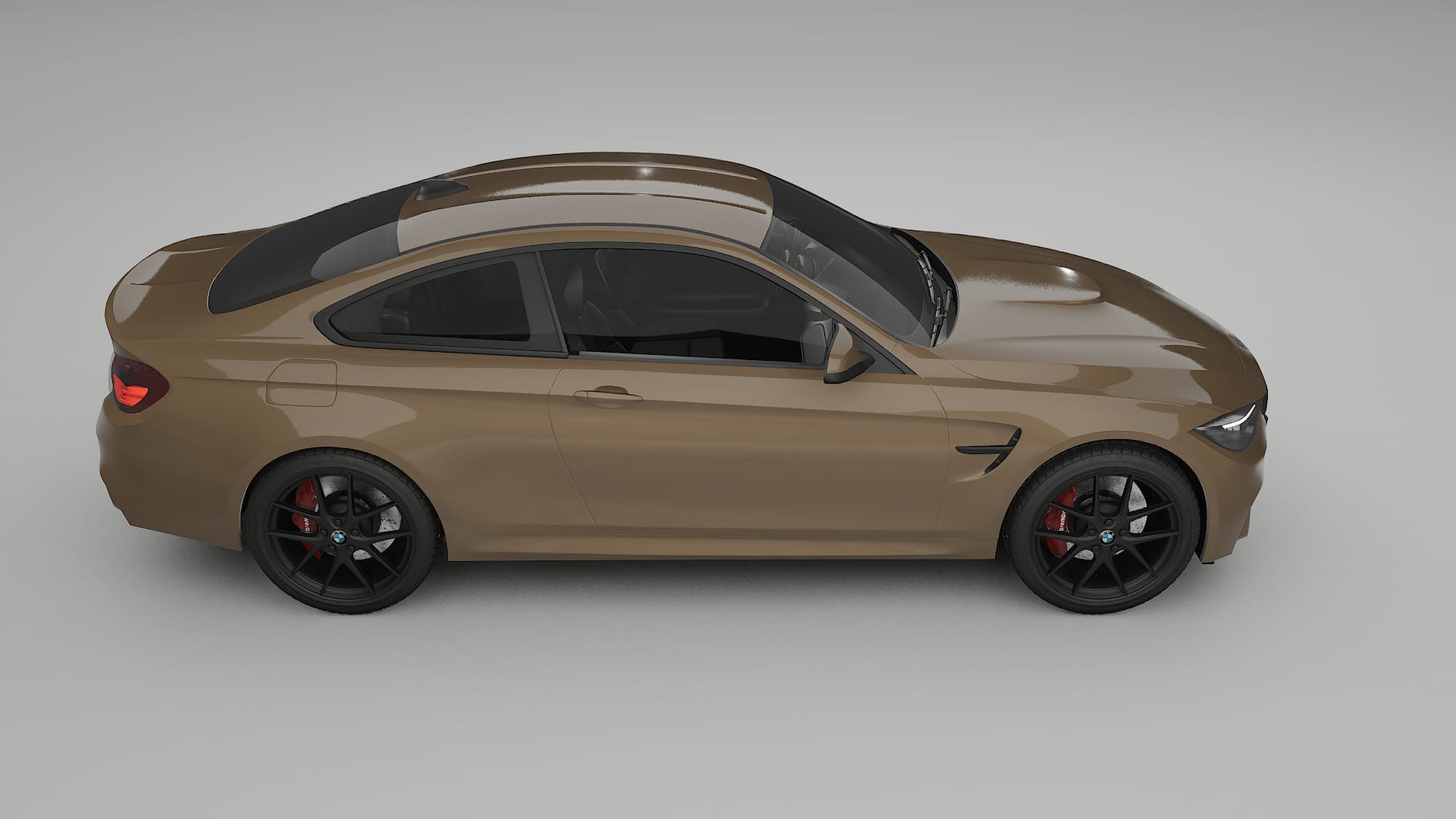 BMW M4 F82 TPU Lackskyddsfilm | SAHARA Färgskiftande PPF – Komplett Förskuret Kit