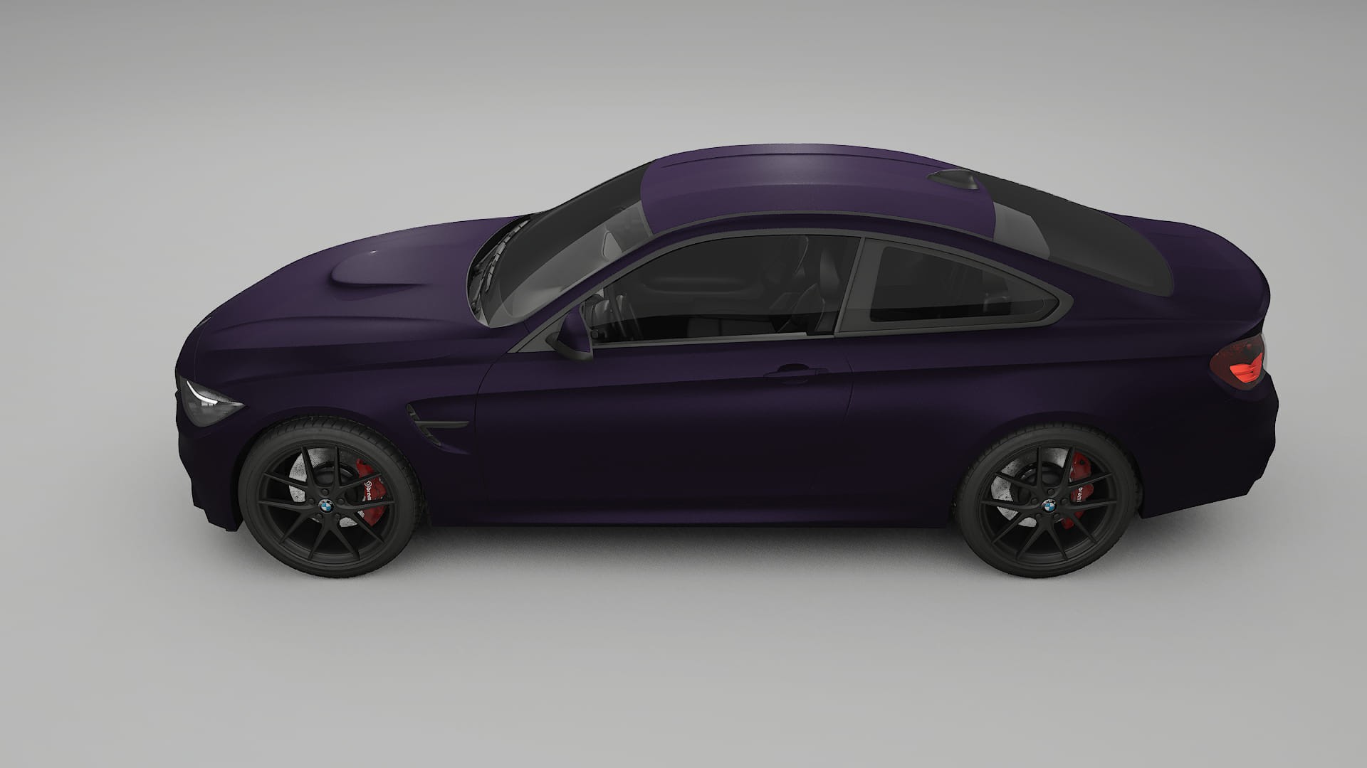 BMW M4 F82 TPU Lackskyddsfilm | VIOLET Färgskiftande PPF – Komplett Förskuret Kit