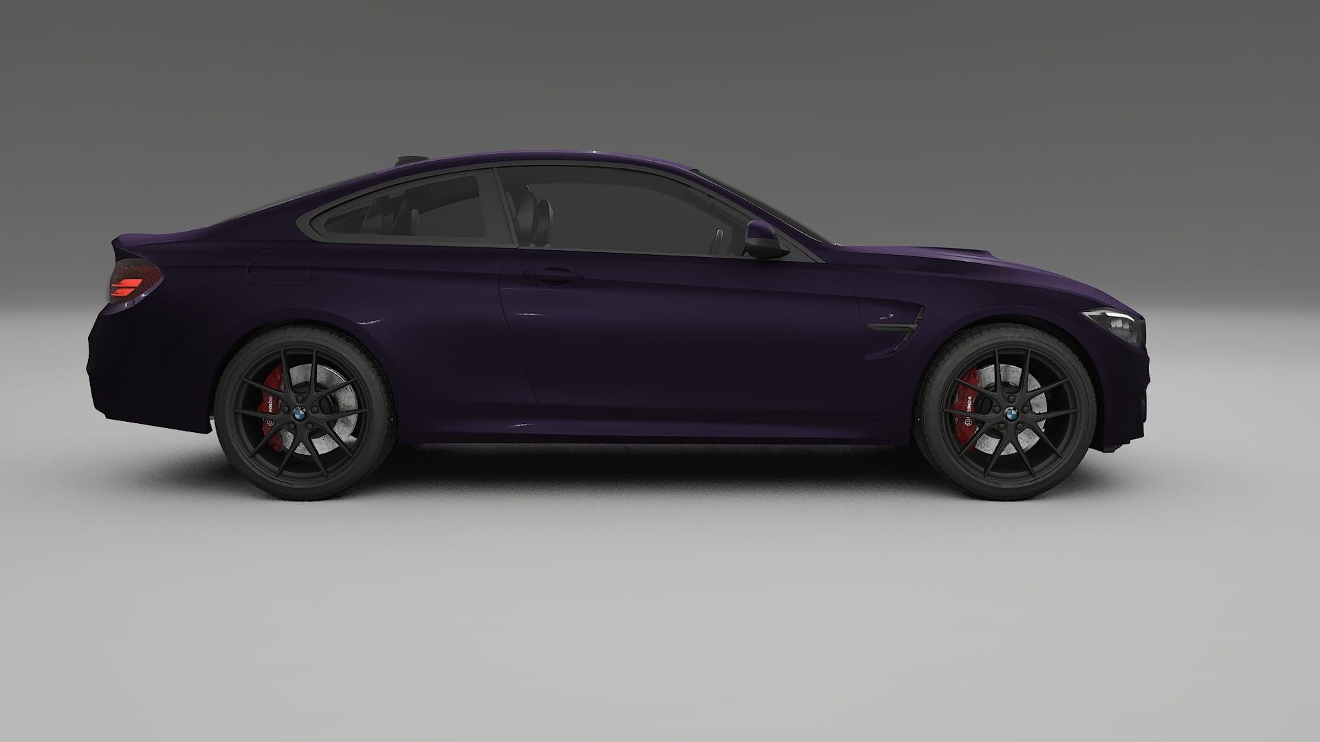 BMW M4 F82 TPU Lackskyddsfilm | VIOLET Färgskiftande PPF – Komplett Förskuret Kit