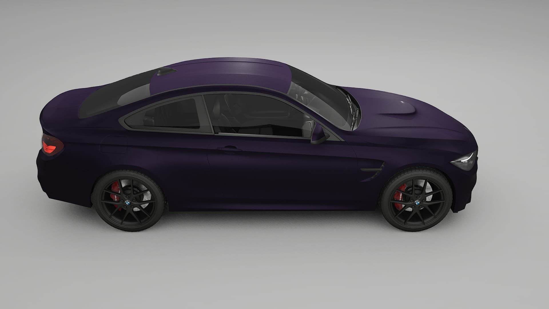 BMW M4 F82 TPU Lackskyddsfilm | VIOLET Färgskiftande PPF – Komplett Förskuret Kit