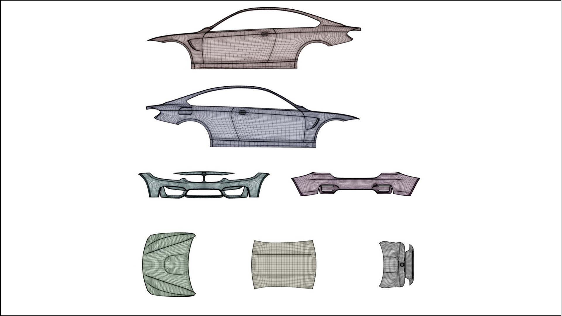 BMW M4 F82 TPU Lackskyddsfilm | DAISY Färgskiftande PPF – Komplett Förskuret Kit
