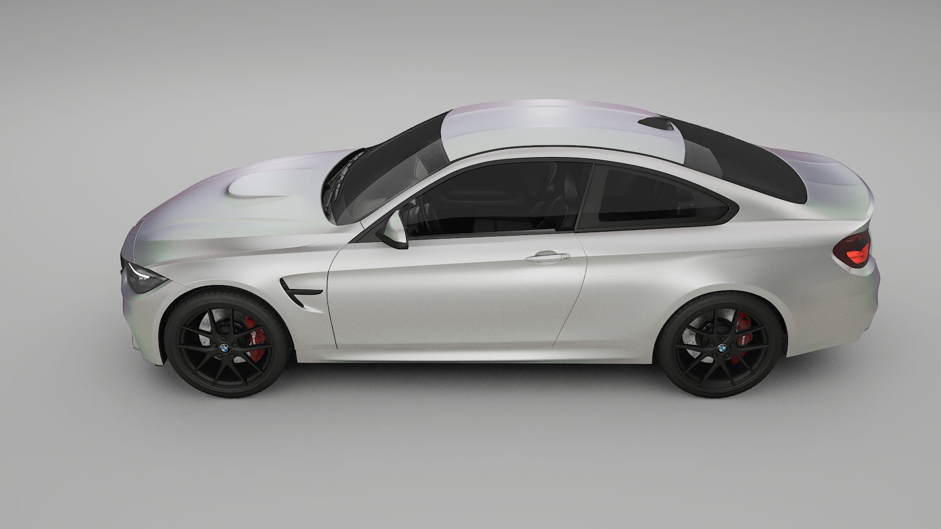 BMW M4 F82 TPU Lackskyddsfilm | NEBULA Färgskiftande PPF – Komplett Förskuret Kit