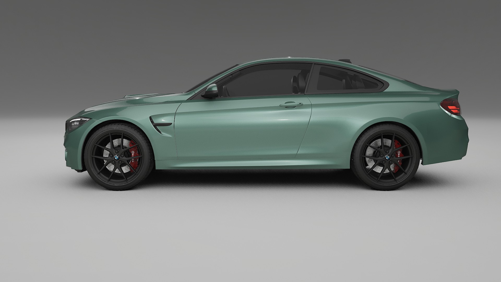 BMW M4 F82 TPU Lackskyddsfilm | EVERGREEN Färgskiftande PPF – Komplett Förskuret Kit