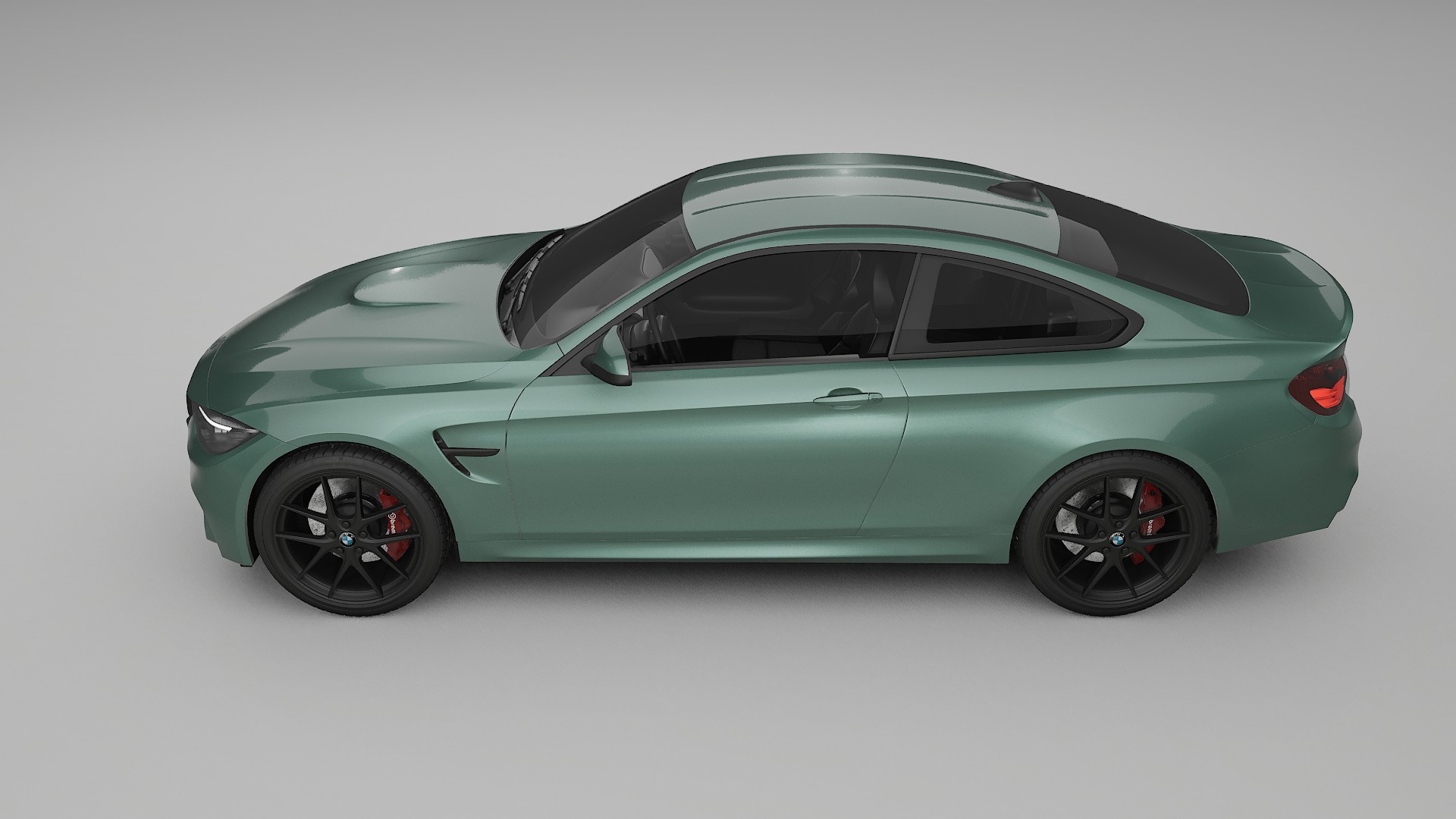 BMW M4 F82 TPU Lackskyddsfilm | EVERGREEN Färgskiftande PPF – Komplett Förskuret Kit