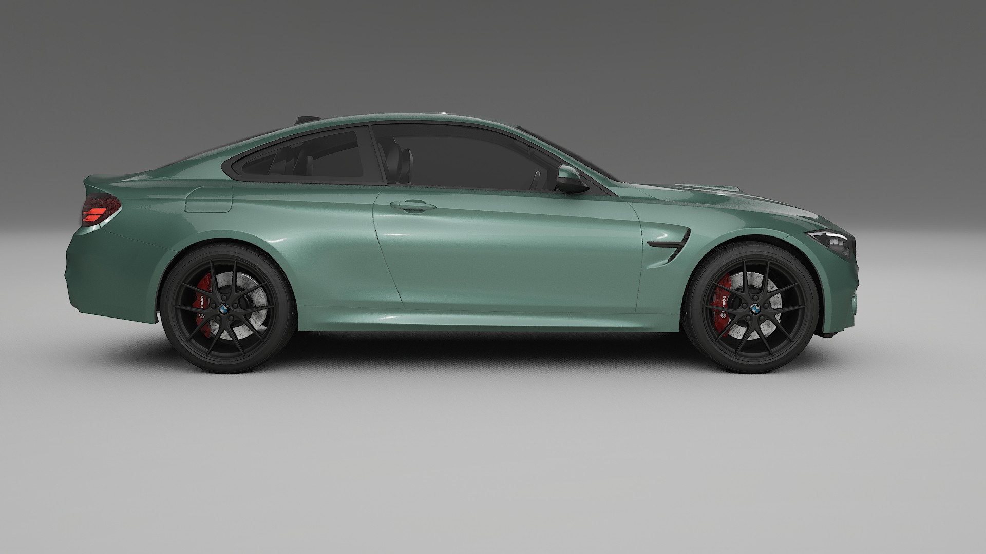 BMW M4 F82 TPU Lackskyddsfilm | EVERGREEN Färgskiftande PPF – Komplett Förskuret Kit