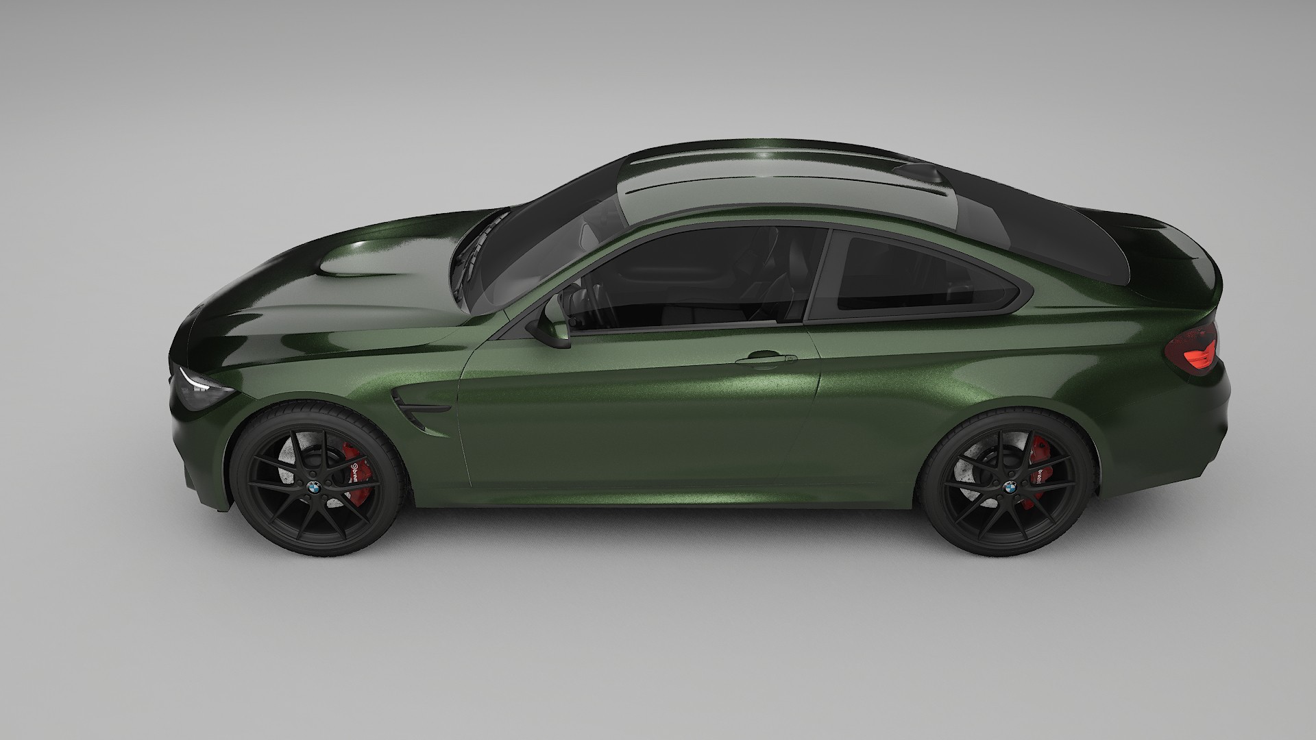 BMW M4 F82 TPU Lackskyddsfilm | LAGOON Färgskiftande PPF – Komplett Förskuret Kit