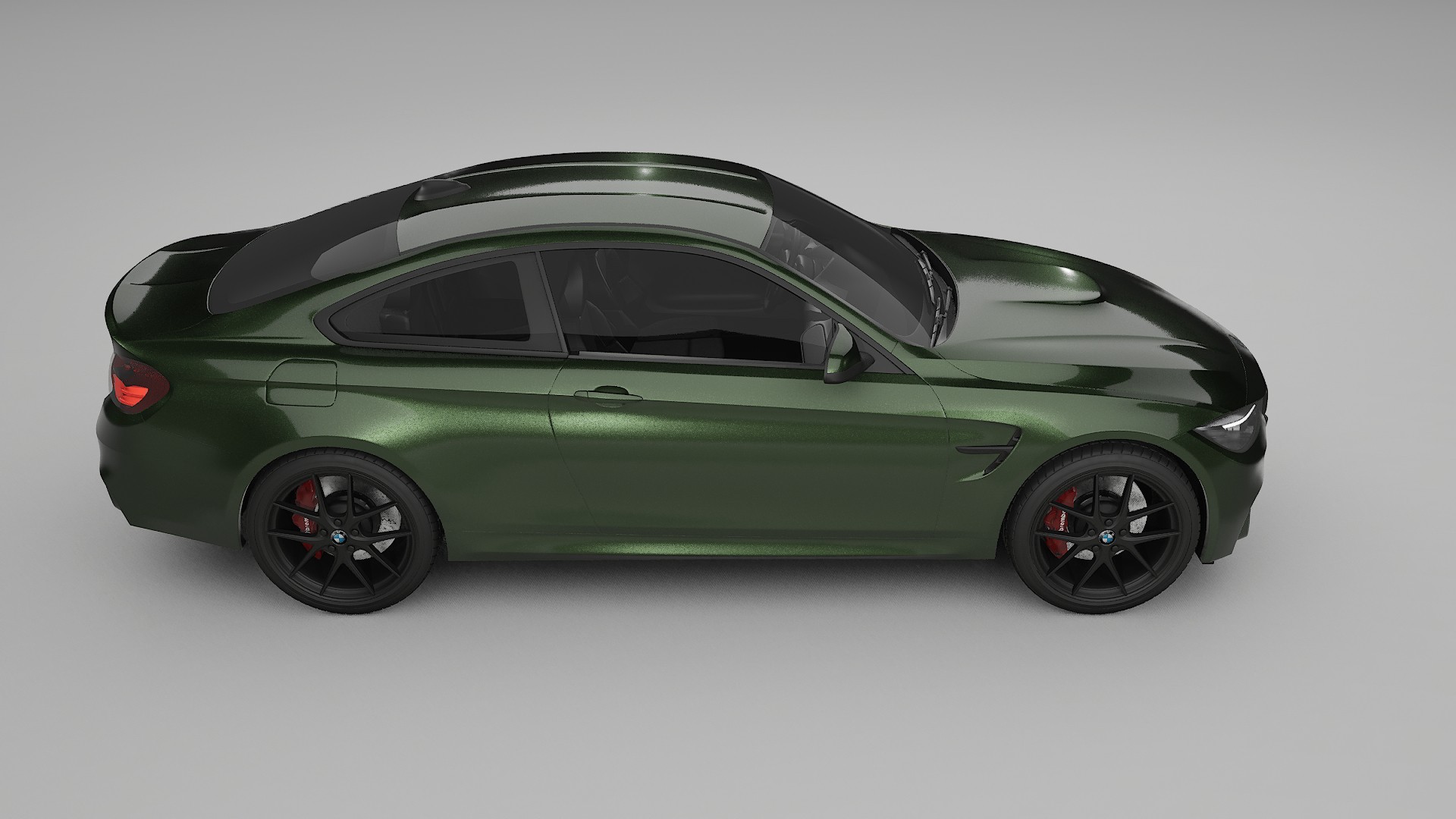 BMW M4 F82 TPU Lackskyddsfilm | LAGOON Färgskiftande PPF – Komplett Förskuret Kit