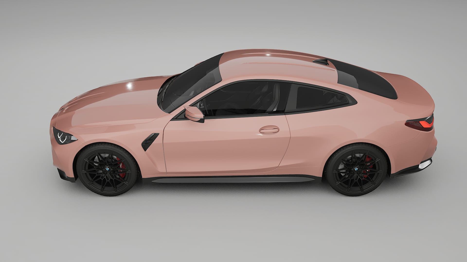 BMW M4 G82 TPU Lackskyddsfilm | BLUSH Färgskiftande PPF – Komplett Förskuret Kit