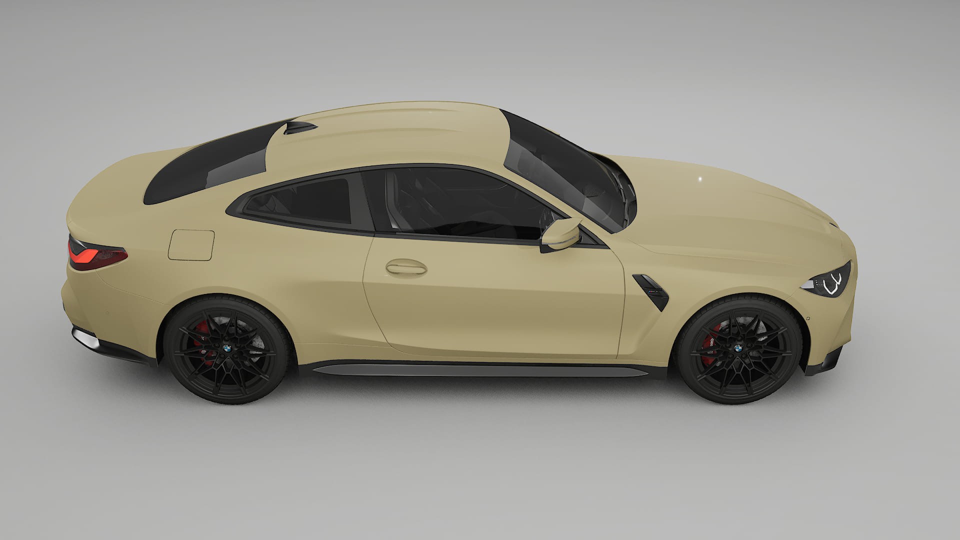 BMW M4 G82 TPU Lackskyddsfilm | SAND Färgskiftande PPF – Komplett Förskuret Kit