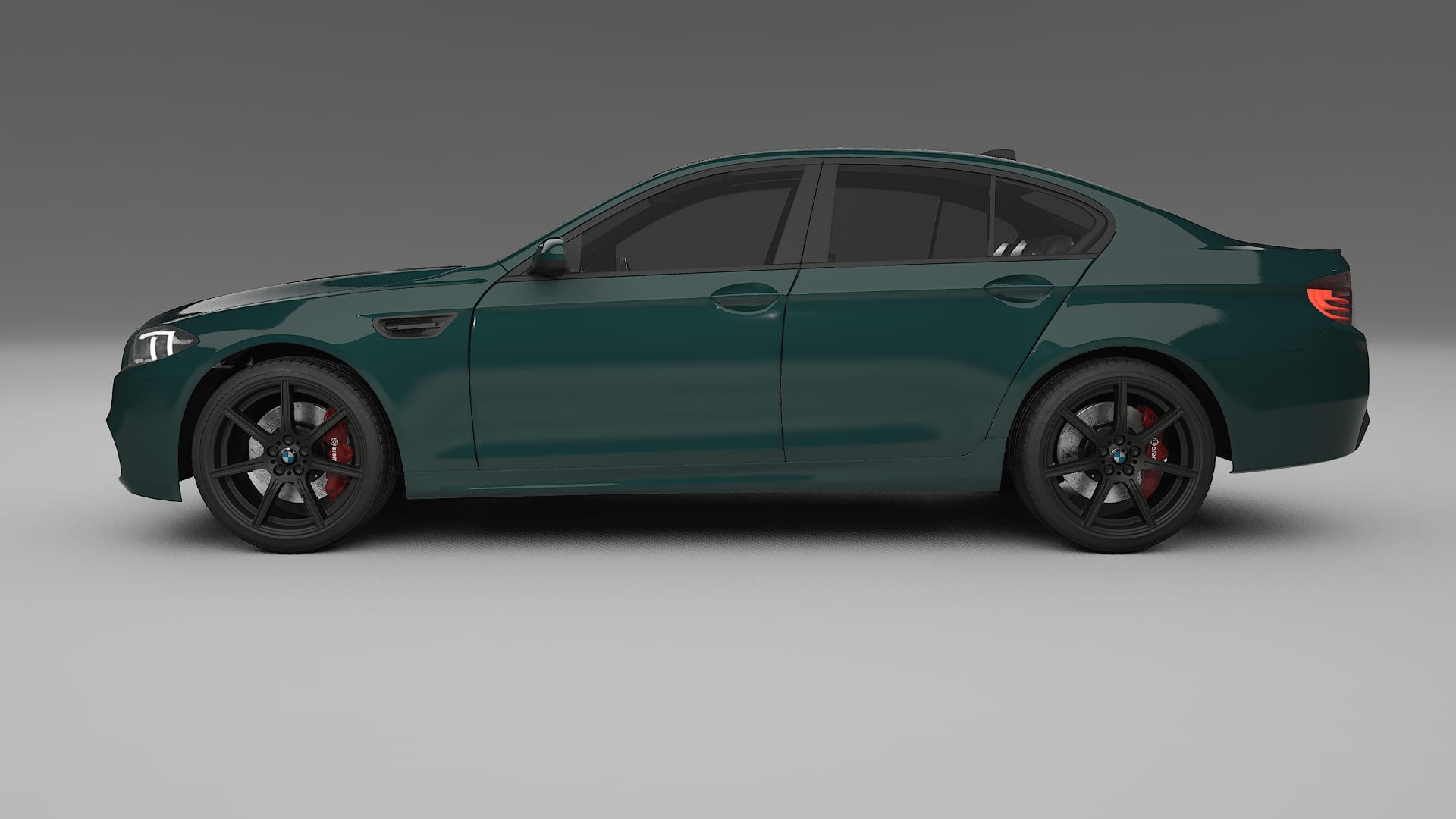 BMW M5 F10 TPU Lackskyddsfilm | INFERNO Färgskiftande PPF – Komplett Förskuret Kit