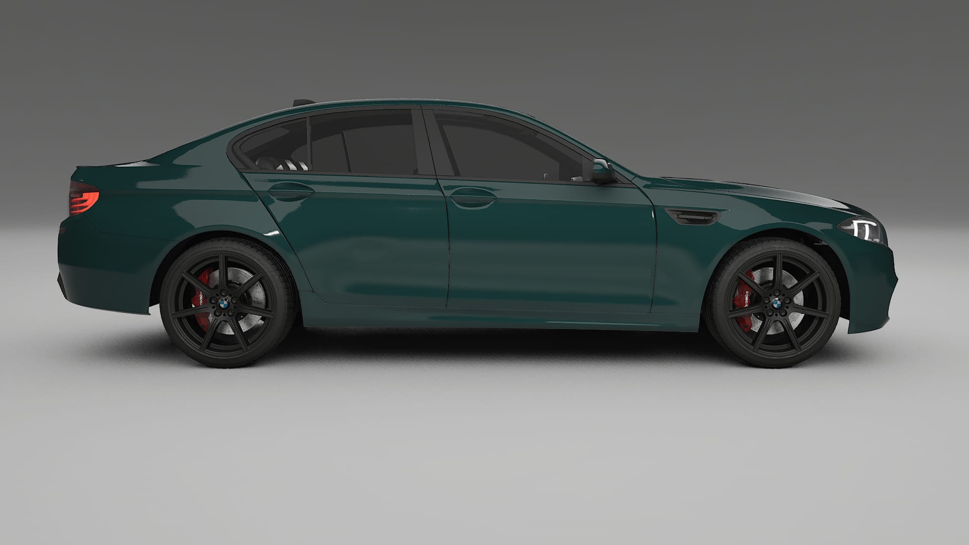 BMW M5 F10 TPU Lackskyddsfilm | INFERNO Färgskiftande PPF – Komplett Förskuret Kit