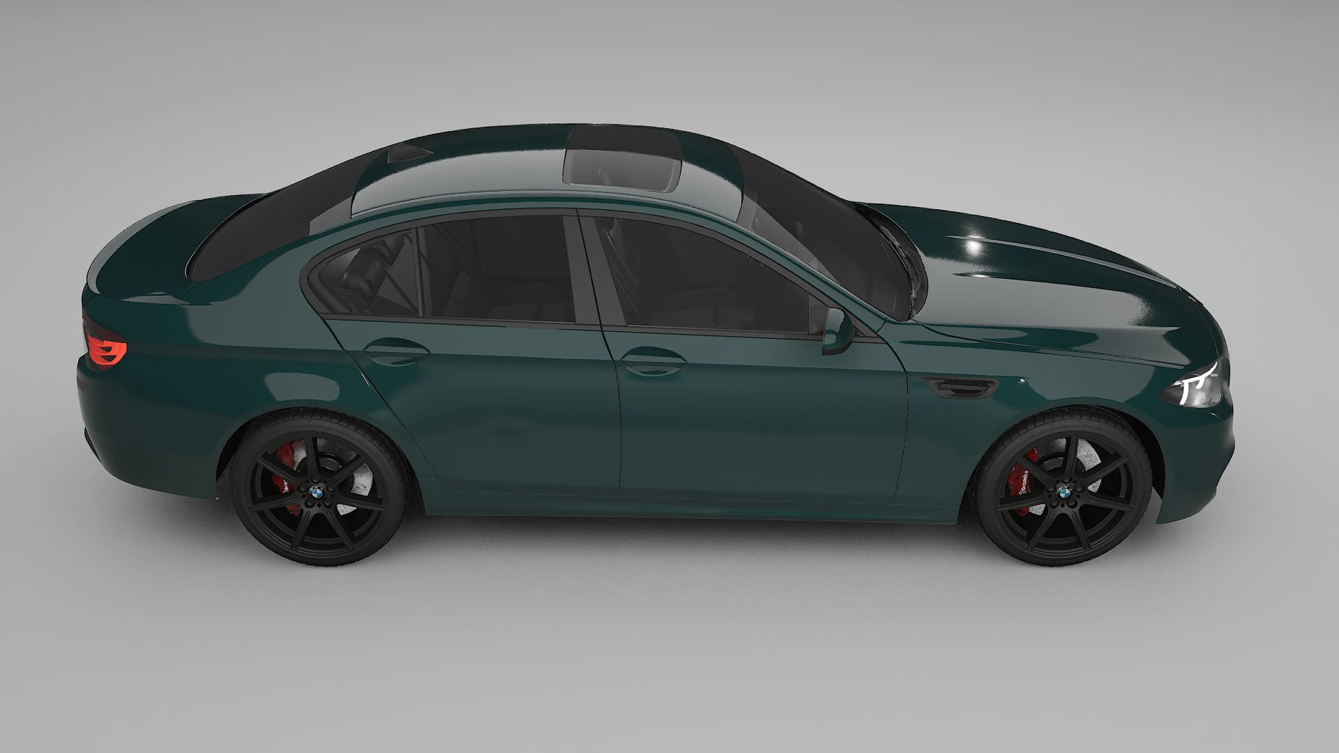 BMW M5 F10 TPU Lackskyddsfilm | INFERNO Färgskiftande PPF – Komplett Förskuret Kit