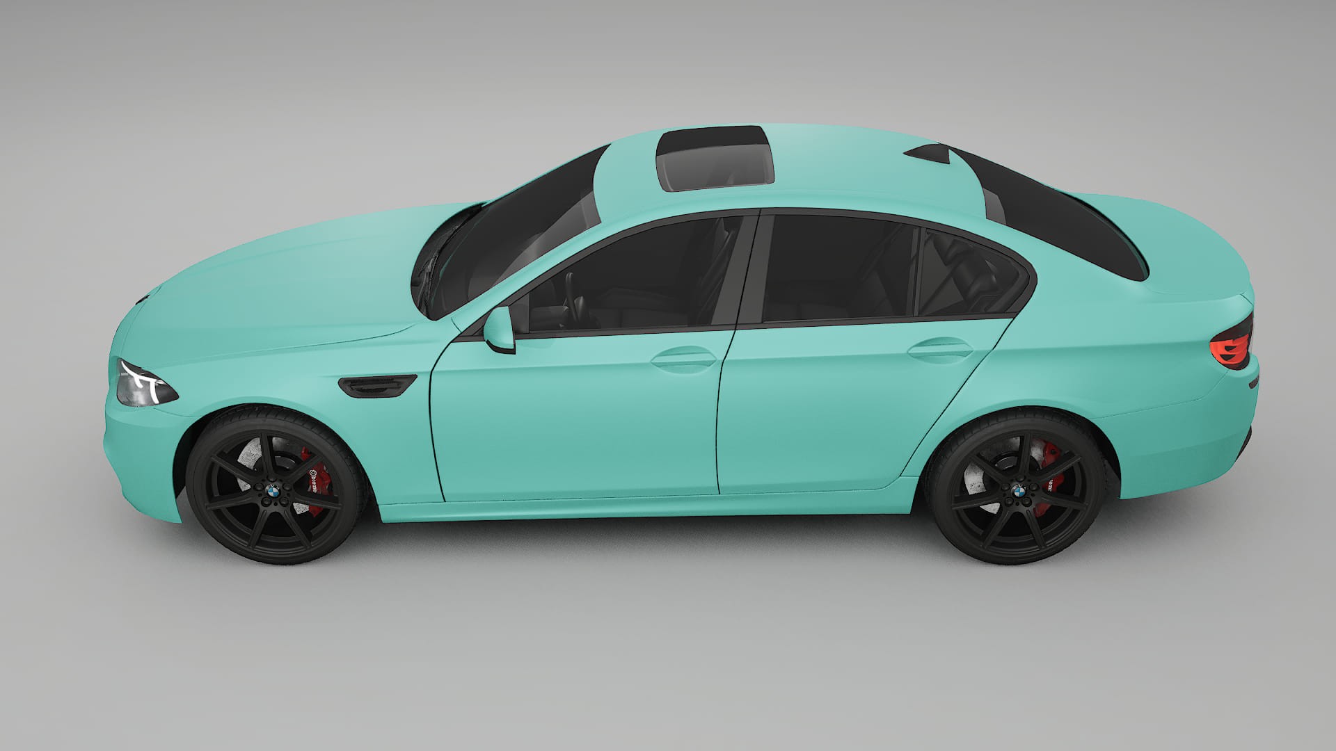 BMW M5 F10 TPU Lackskyddsfilm | FROST Färgskiftande PPF – Komplett Förskuret Kit