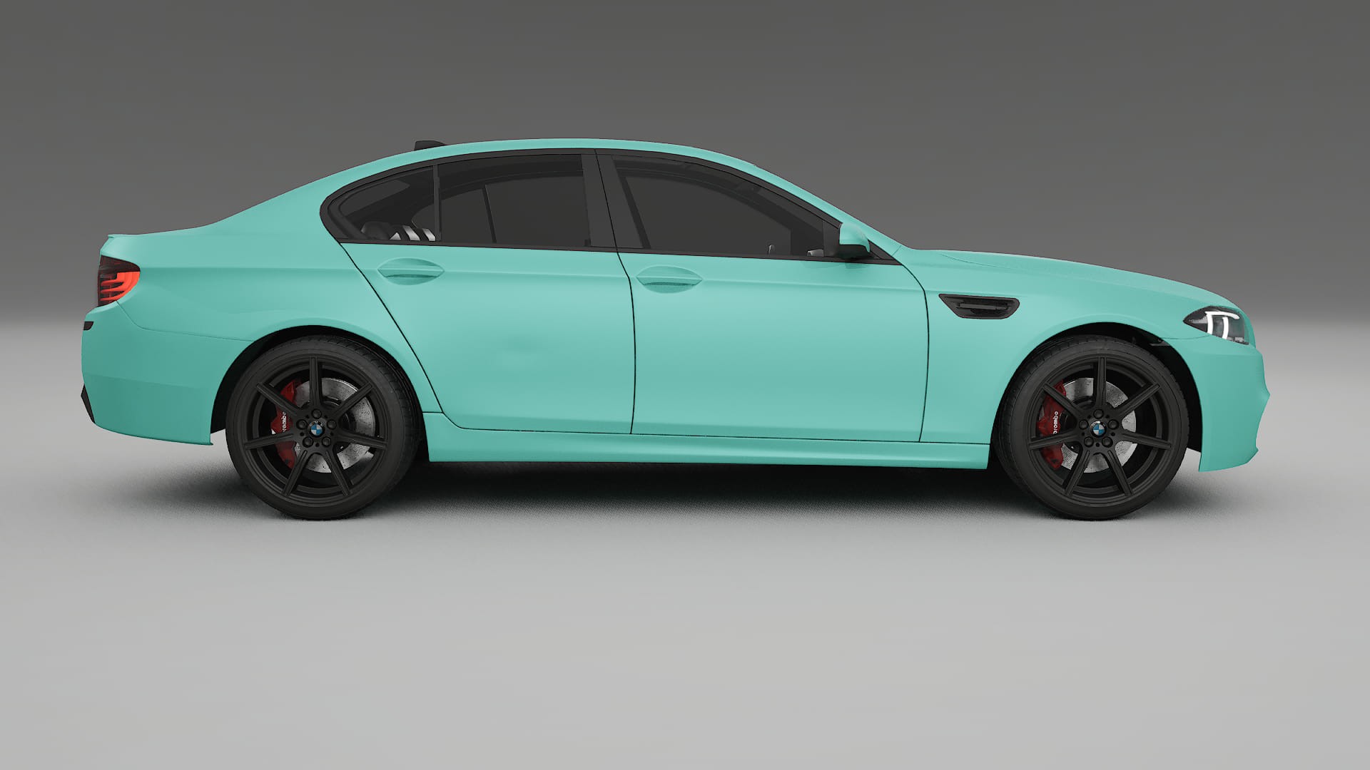 BMW M5 F10 TPU Lackskyddsfilm | FROST Färgskiftande PPF – Komplett Förskuret Kit