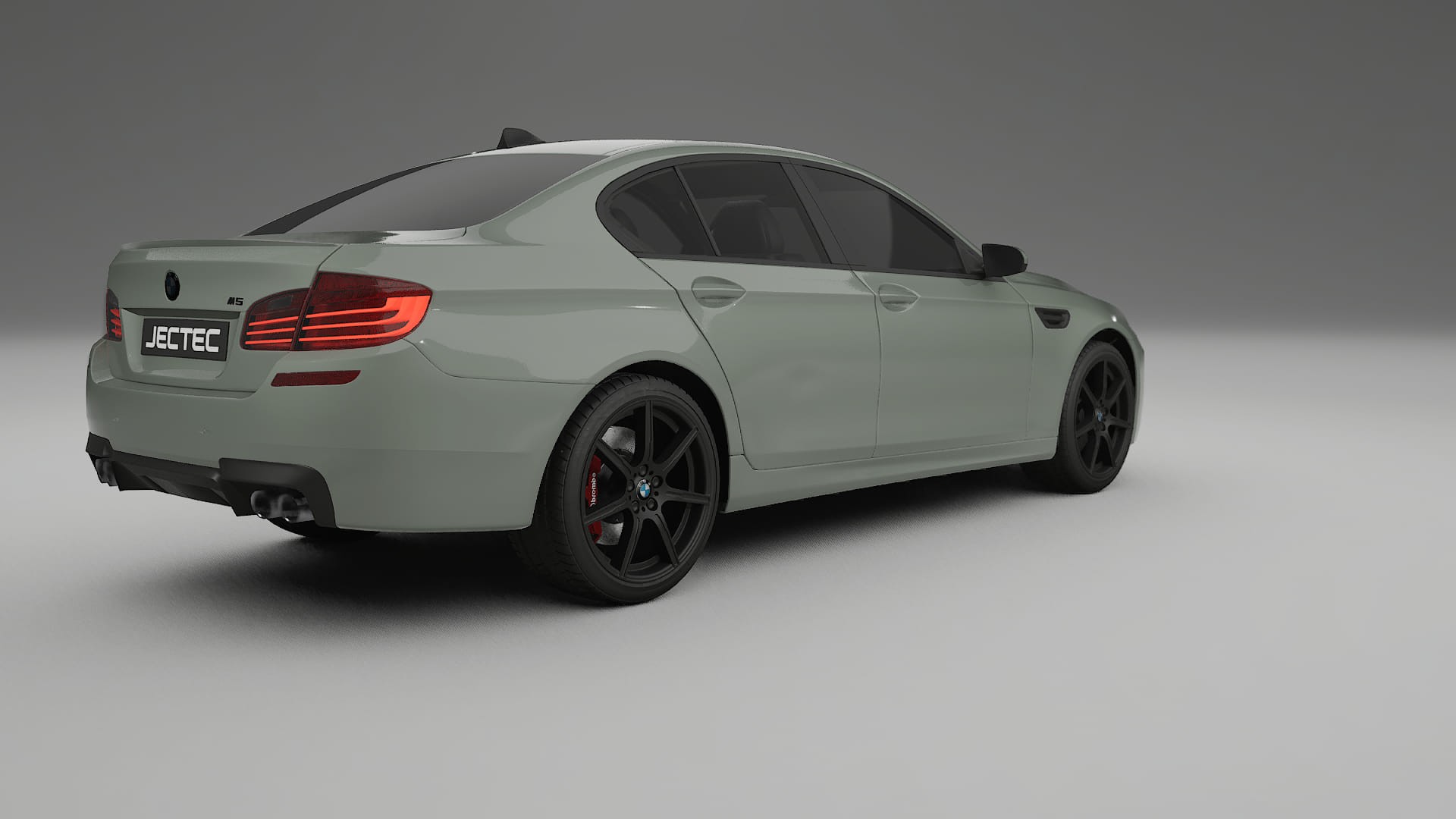 BMW M5 F10 TPU Lackskyddsfilm | SLATE Färgskiftande PPF – Komplett Förskuret Kit
