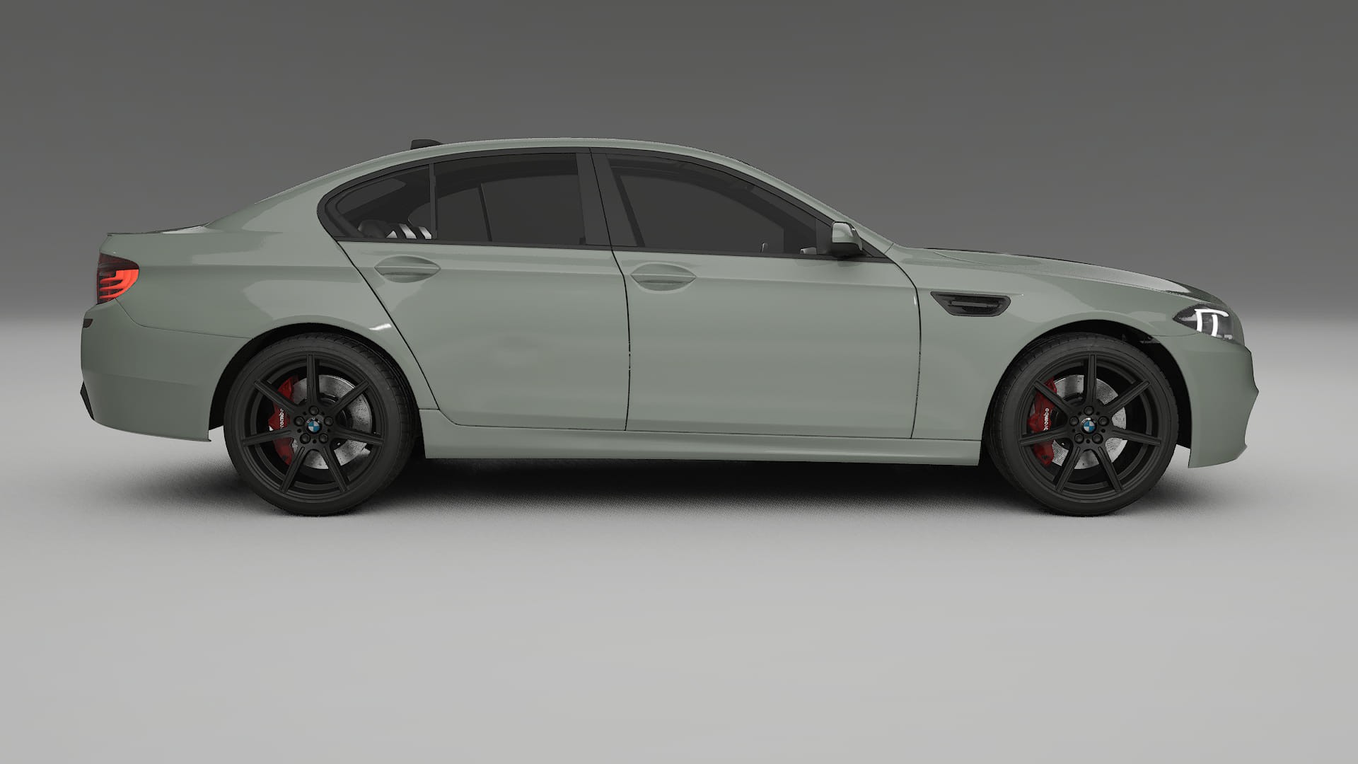 BMW M5 F10 TPU Lackskyddsfilm | SLATE Färgskiftande PPF – Komplett Förskuret Kit