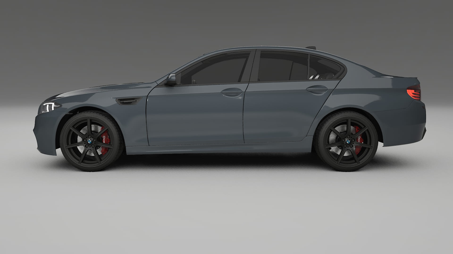 BMW M5 F10 TPU Lackskyddsfilm | GRANITE Färgskiftande PPF – Komplett Förskuret Kit