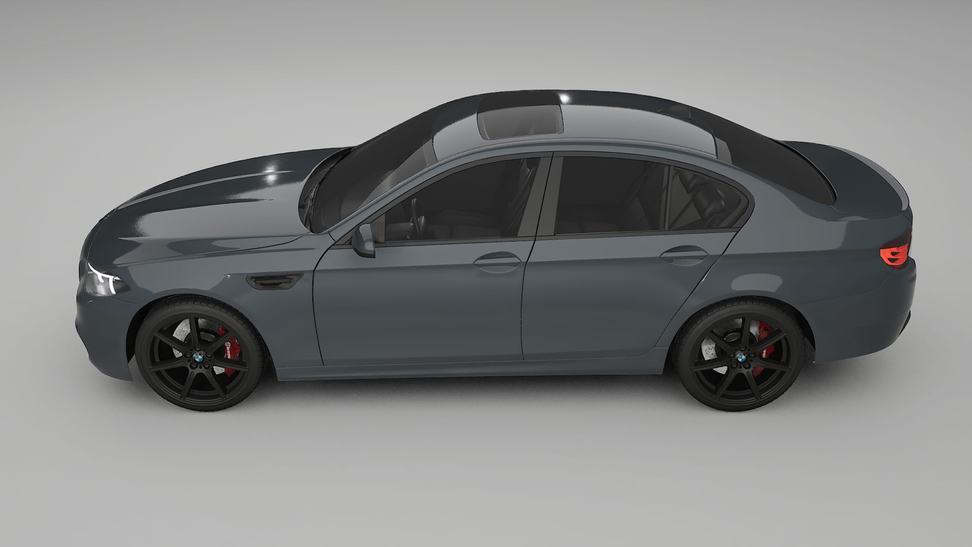 BMW M5 F10 TPU Lackskyddsfilm | GRANITE Färgskiftande PPF – Komplett Förskuret Kit