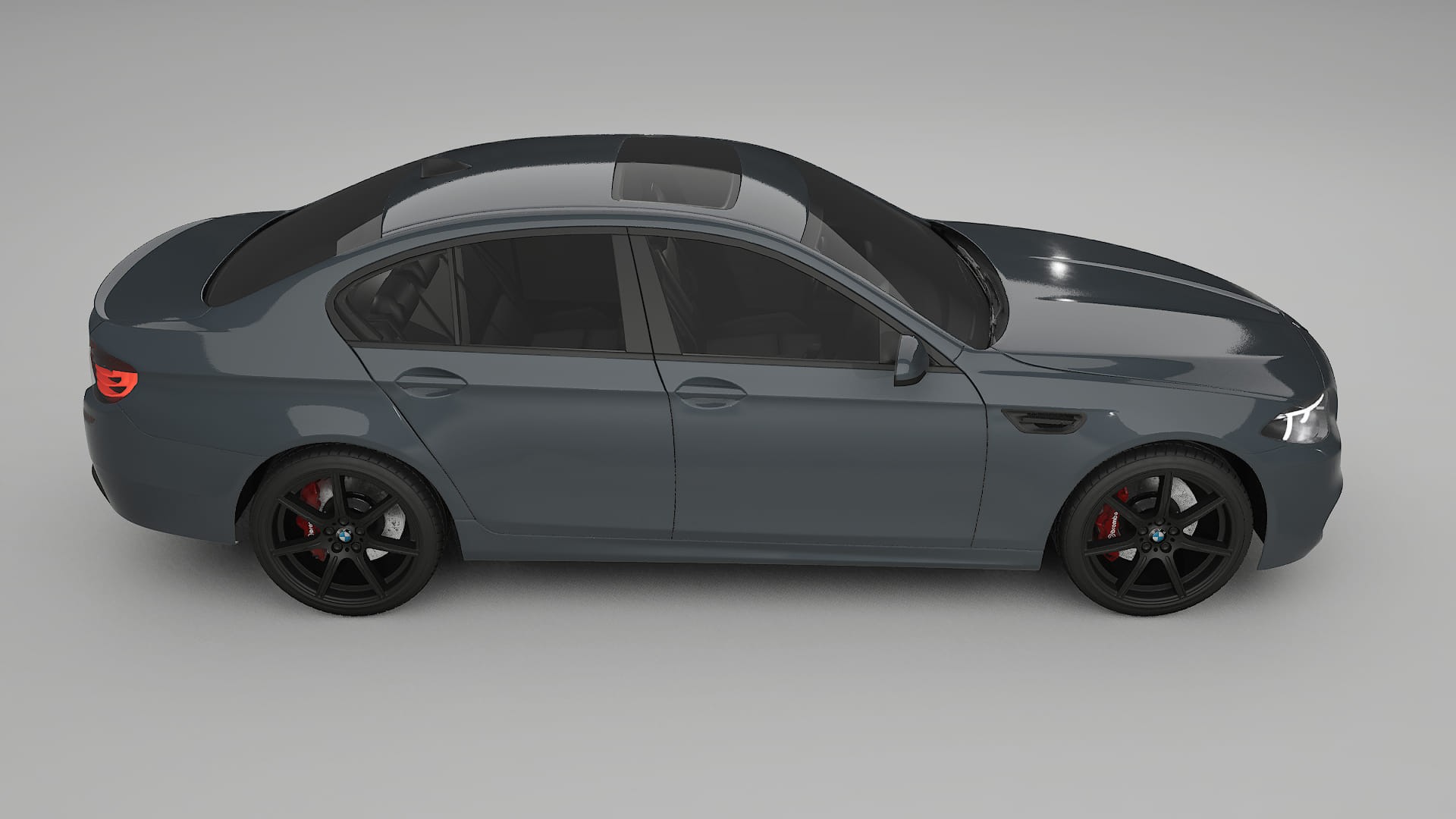 BMW M5 F10 TPU Lackskyddsfilm | GRANITE Färgskiftande PPF – Komplett Förskuret Kit