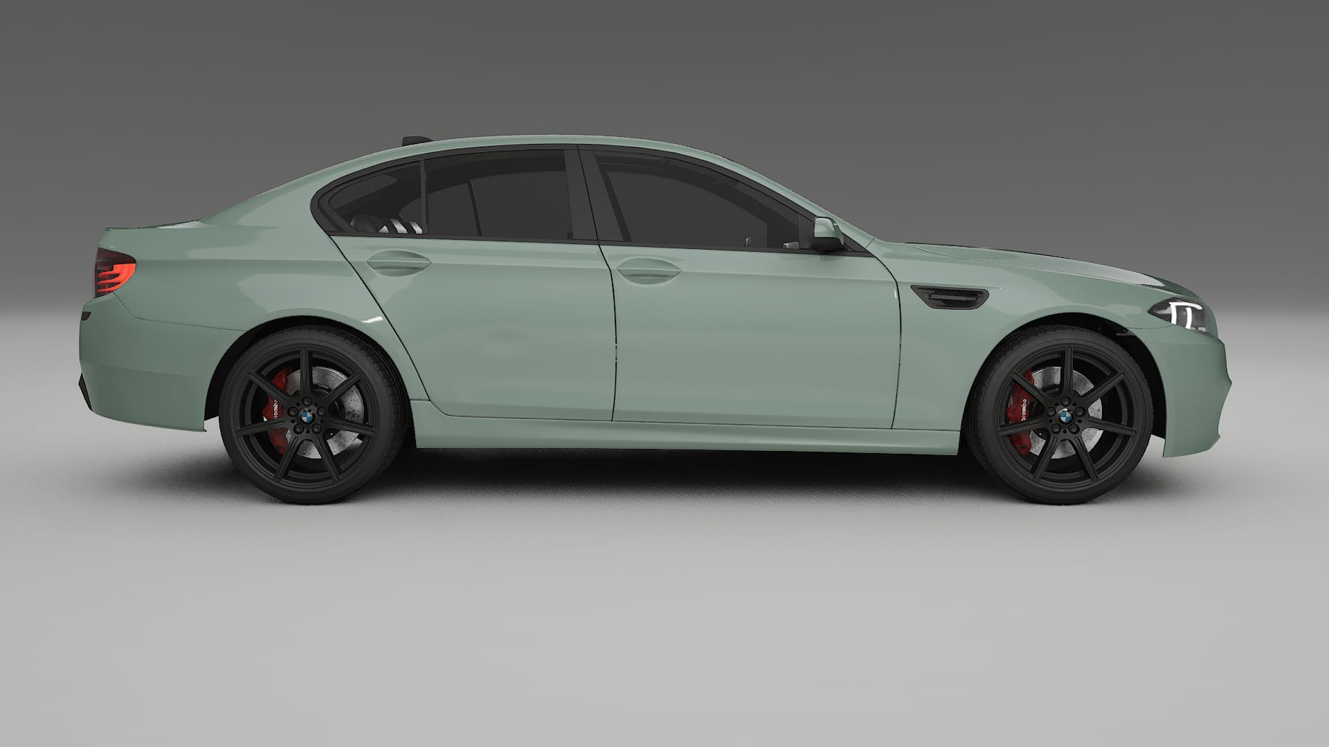 BMW M5 F10 TPU Lackskyddsfilm | CINDER Färgskiftande PPF – Komplett Förskuret Kit