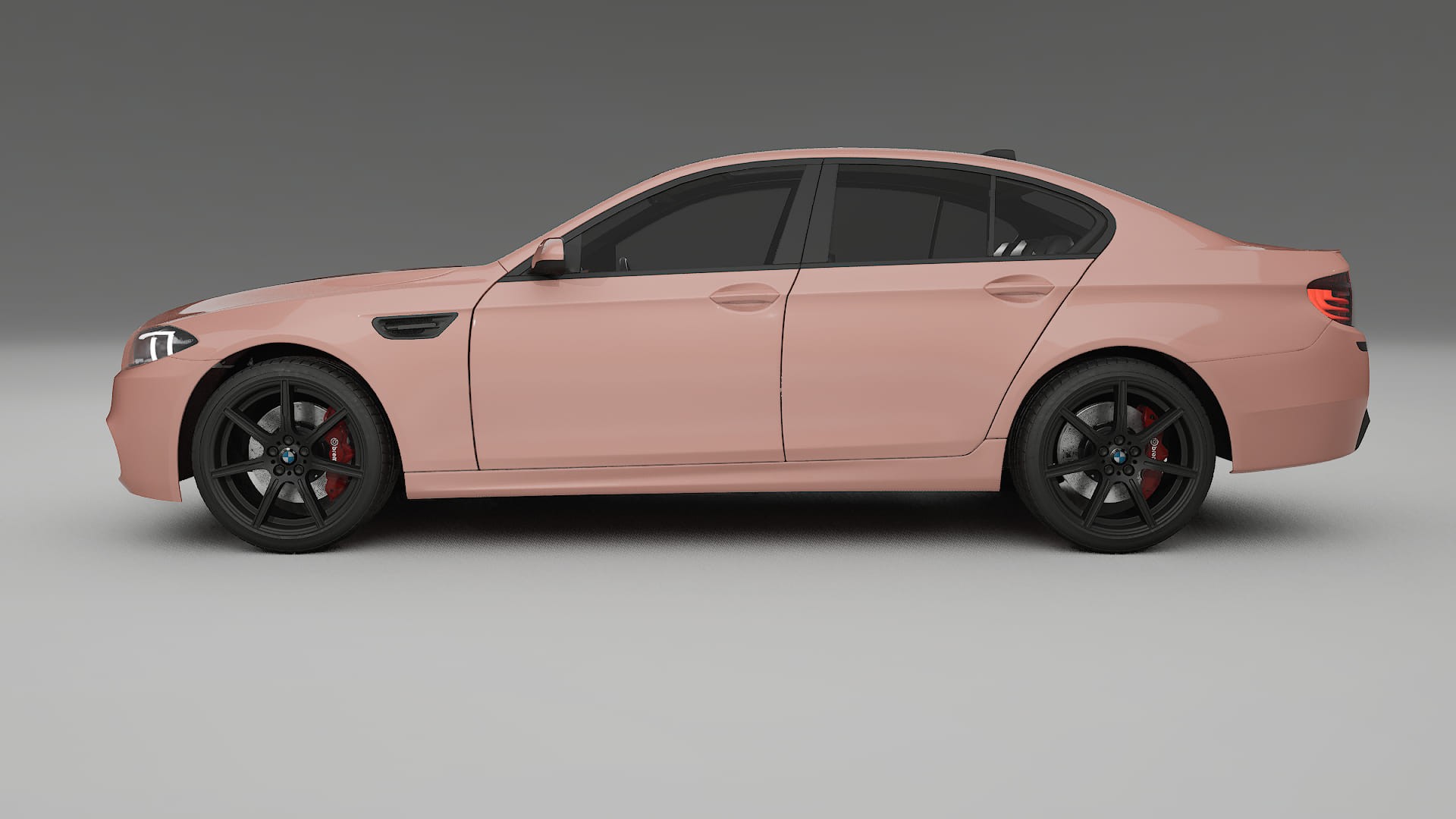 BMW M5 F10 TPU Lackskyddsfilm | BLUSH Färgskiftande PPF – Komplett Förskuret Kit