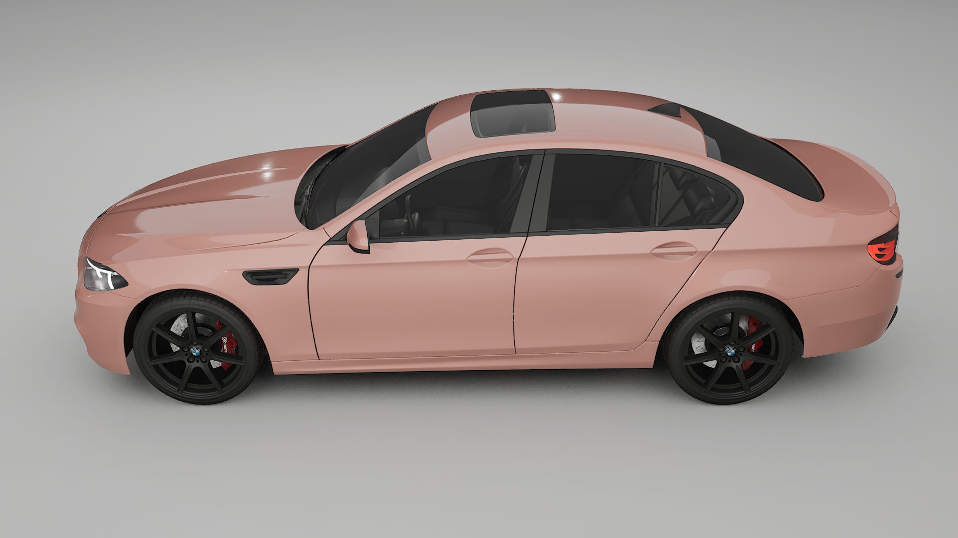 BMW M5 F10 TPU Lackskyddsfilm | BLUSH Färgskiftande PPF – Komplett Förskuret Kit
