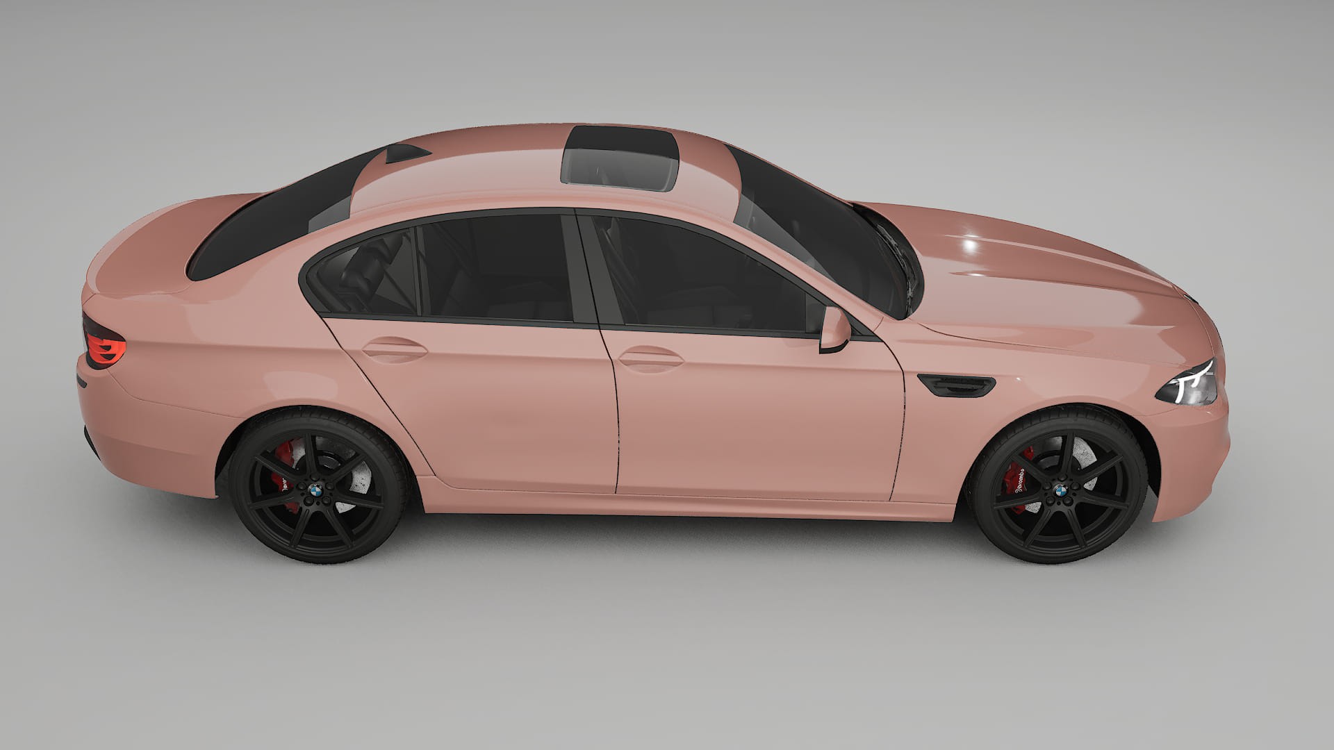 BMW M5 F10 TPU Lackskyddsfilm | BLUSH Färgskiftande PPF – Komplett Förskuret Kit