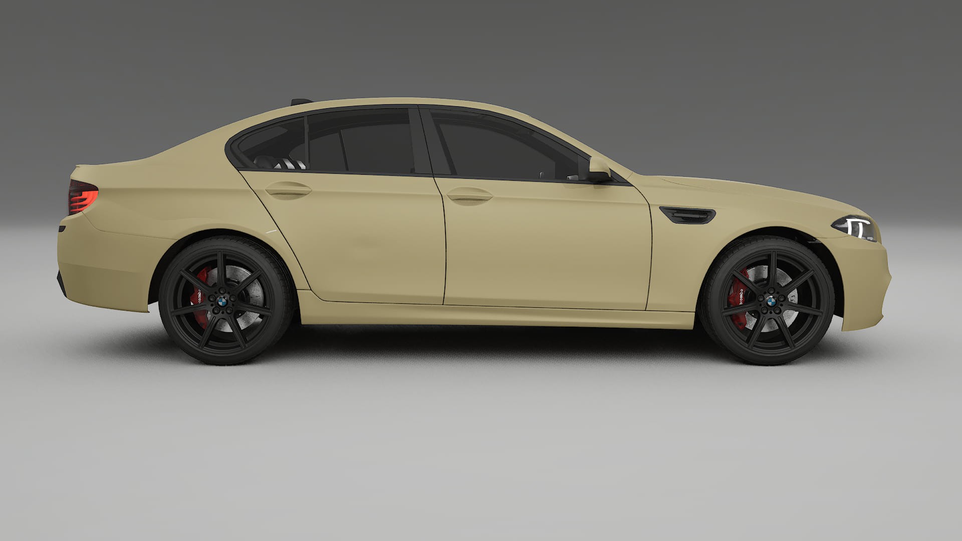 BMW M5 F10 TPU Lackskyddsfilm | SAND Färgskiftande PPF – Komplett Förskuret Kit