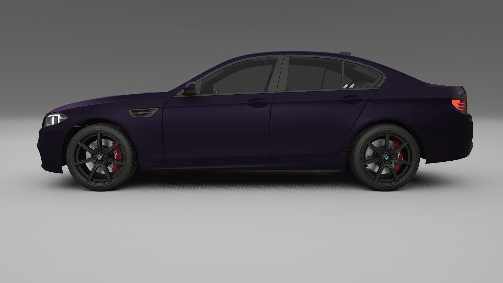 BMW M5 F10 TPU Lackskyddsfilm | VIOLET Färgskiftande PPF – Komplett Förskuret Kit