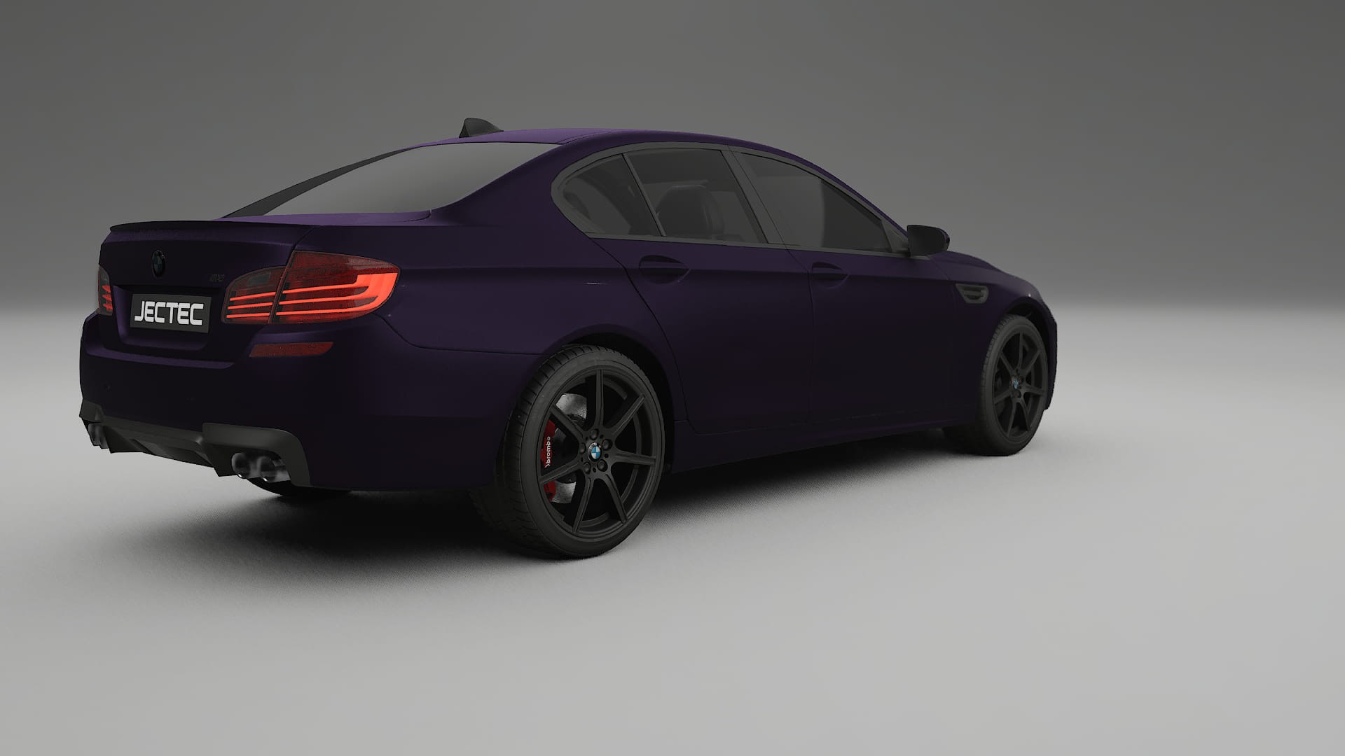 BMW M5 F10 TPU Lackskyddsfilm | VIOLET Färgskiftande PPF – Komplett Förskuret Kit