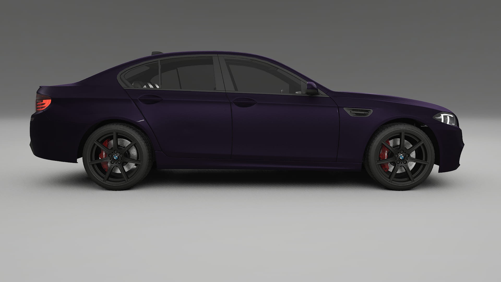 BMW M5 F10 TPU Lackskyddsfilm | VIOLET Färgskiftande PPF – Komplett Förskuret Kit