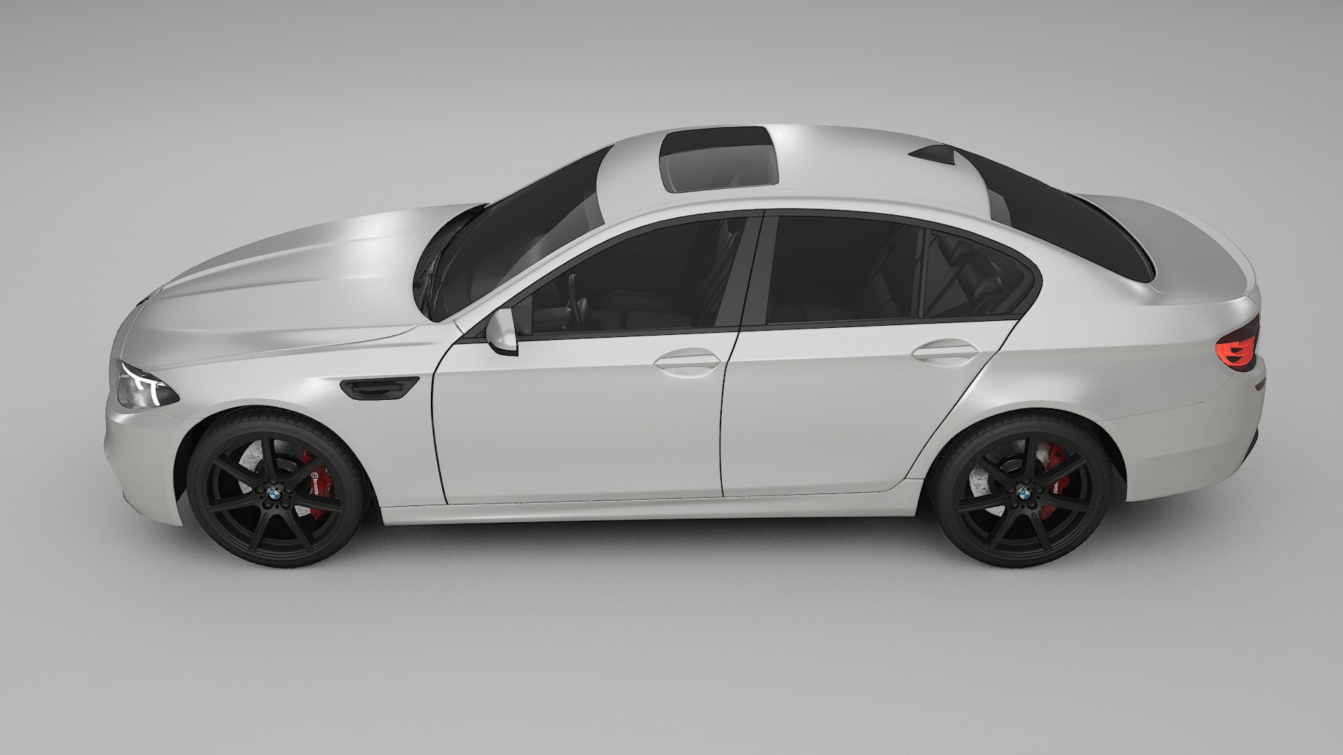 BMW M5 F10 TPU Lackskyddsfilm | OPAL Färgskiftande PPF – Komplett Förskuret Kit