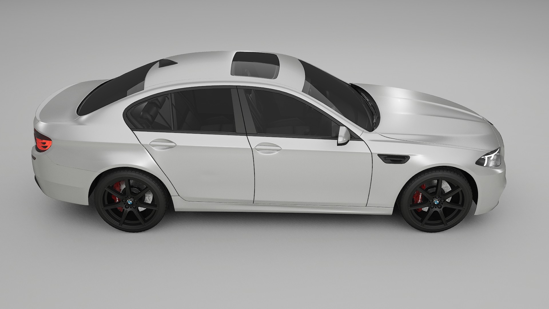 BMW M5 F10 TPU Lackskyddsfilm | OPAL Färgskiftande PPF – Komplett Förskuret Kit