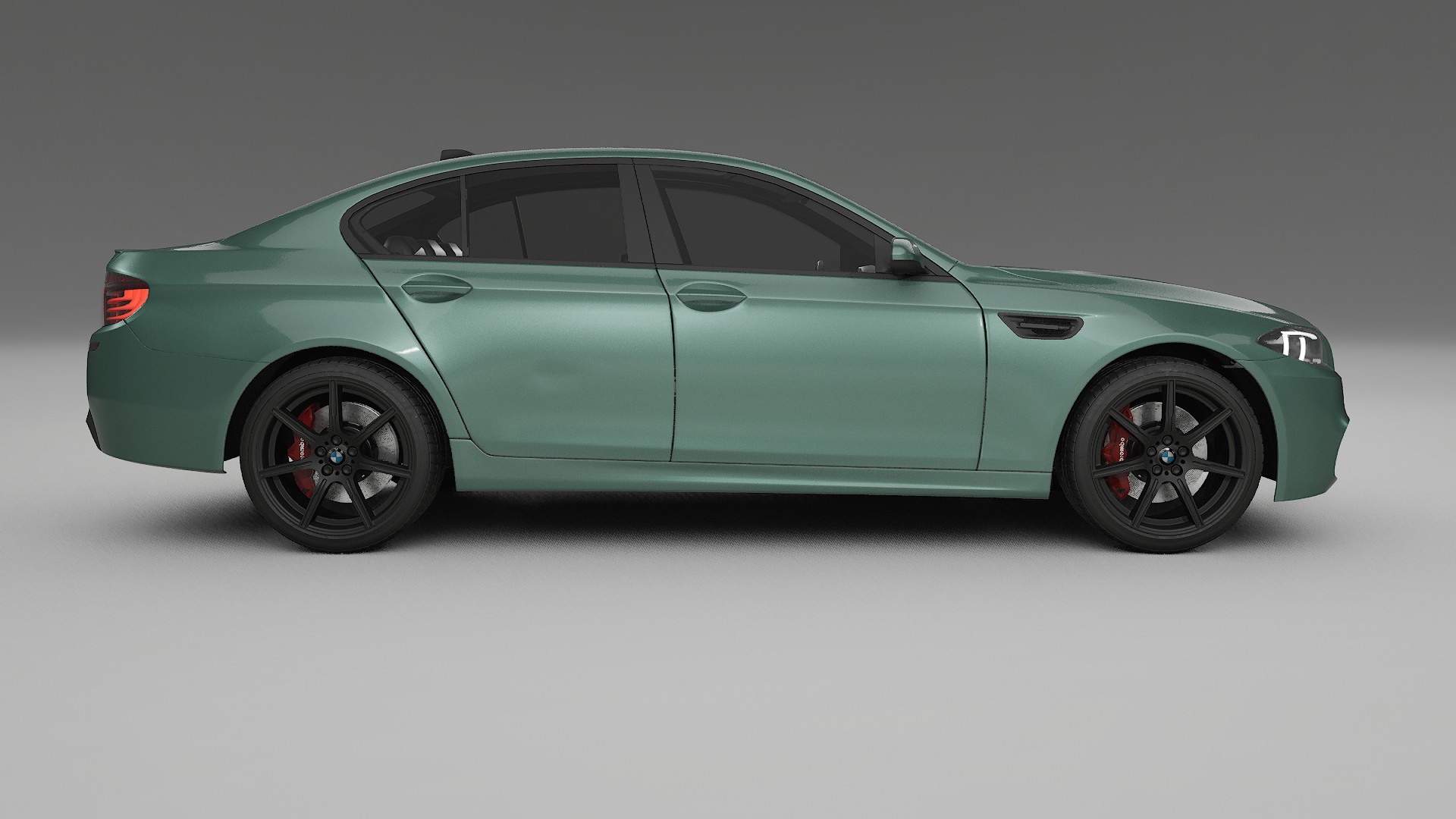 BMW M5 F10 TPU Lackskyddsfilm | EVERGREEN Färgskiftande PPF – Komplett Förskuret Kit