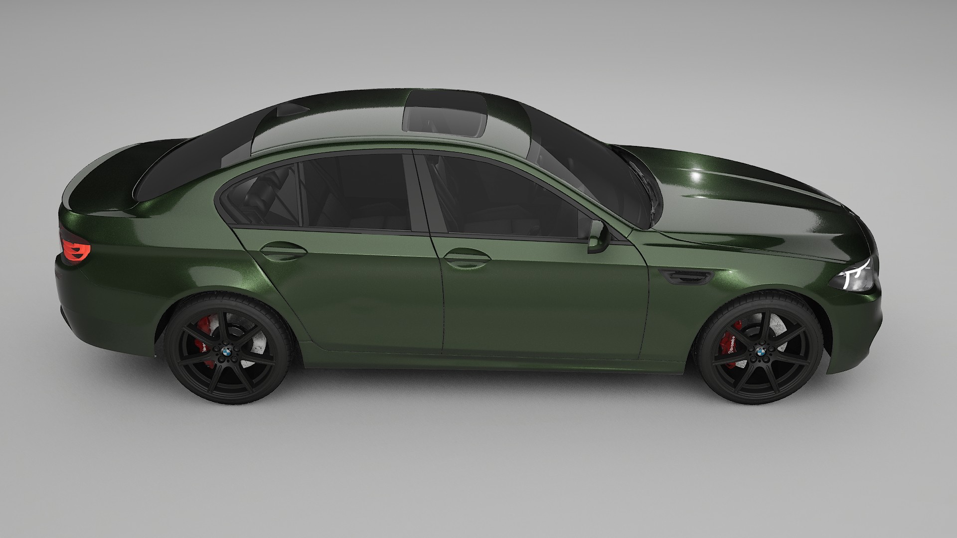 BMW M5 F10 TPU Lackskyddsfilm | LAGOON Färgskiftande PPF – Komplett Förskuret Kit