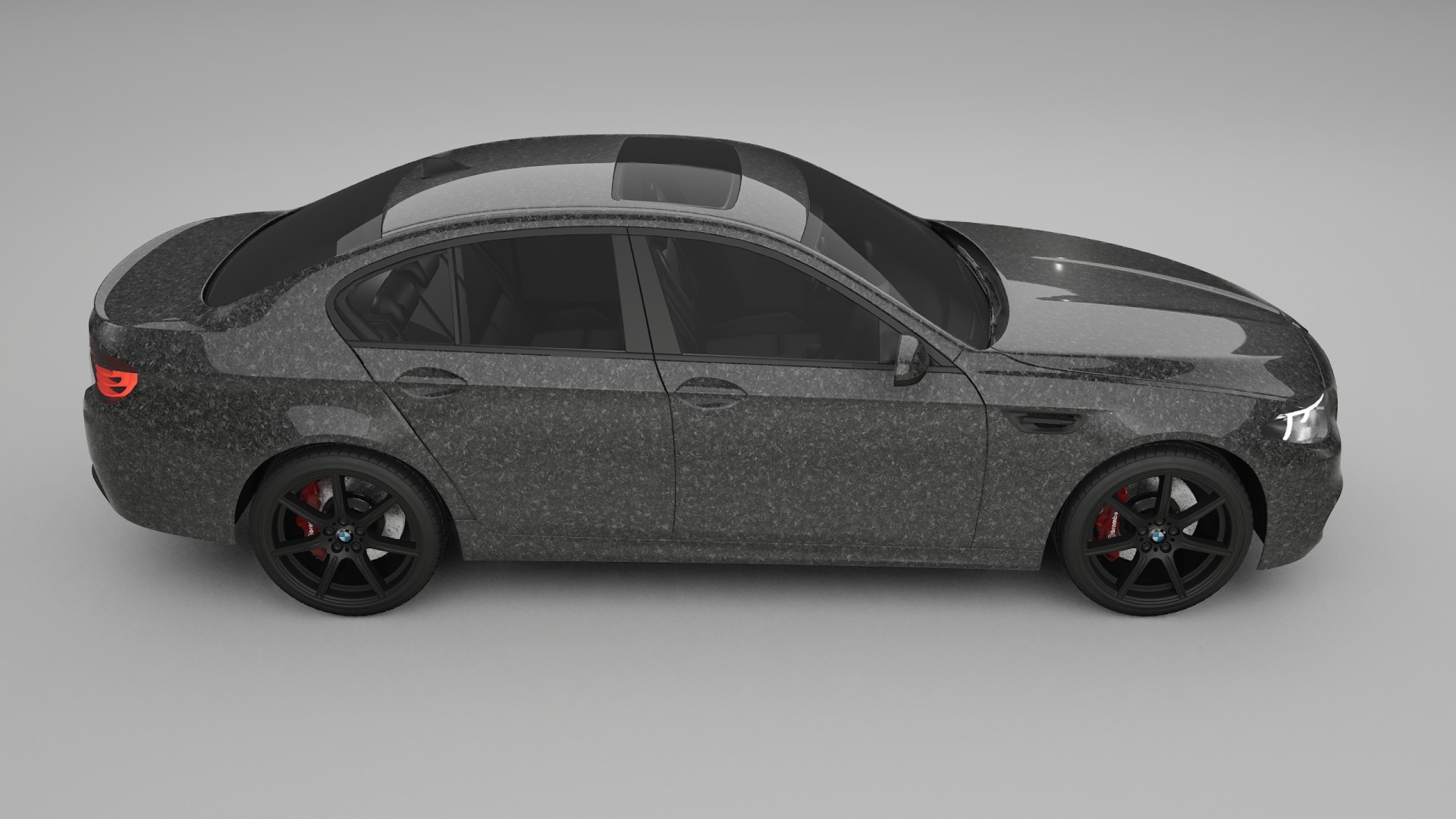 BMW M5 F10 TPU Lackskyddsfilm | FORGED S Färgskiftande PPF – Komplett Förskuret Kit