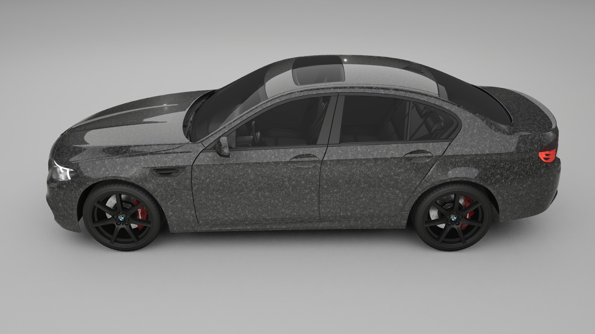 BMW M5 F10 TPU Lackskyddsfilm | FORGED S Färgskiftande PPF – Komplett Förskuret Kit