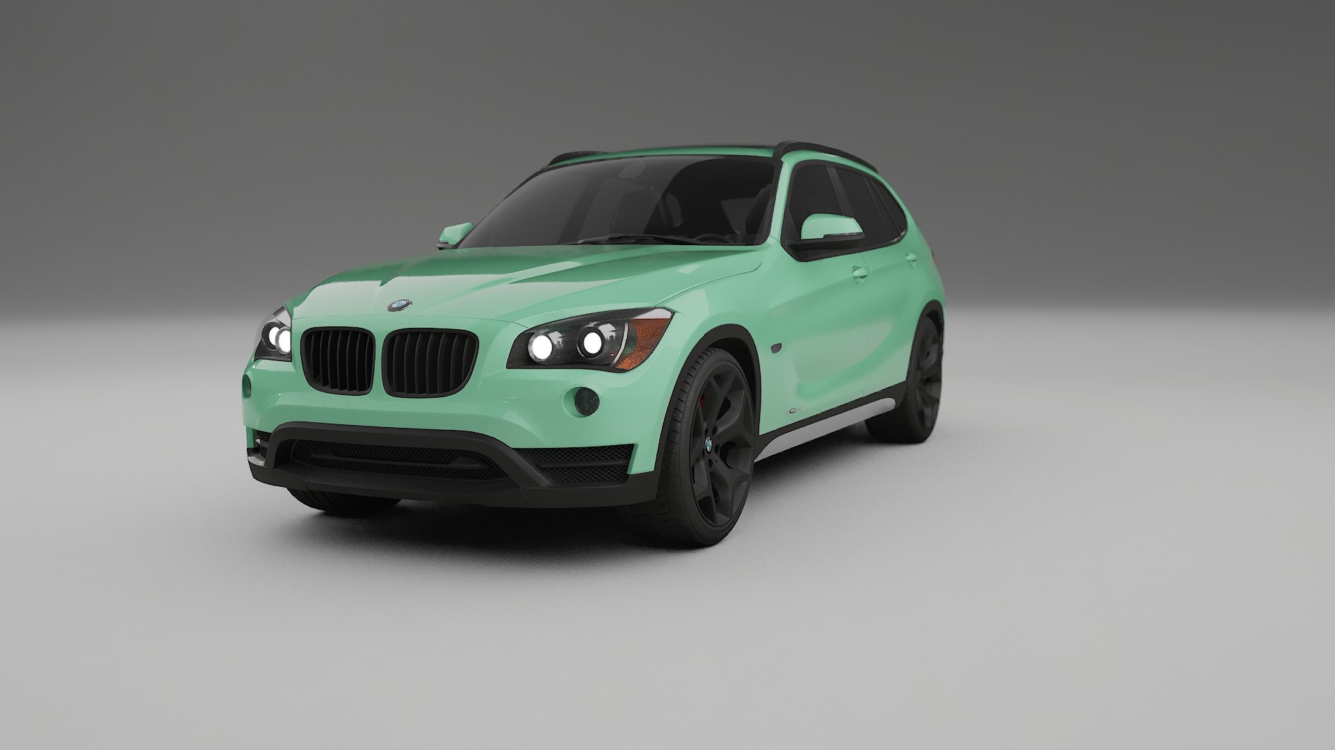 BMW X1 E84 TPU Lackskyddsfilm | DUSTY Färgskiftande PPF – Komplett Förskuret Kit