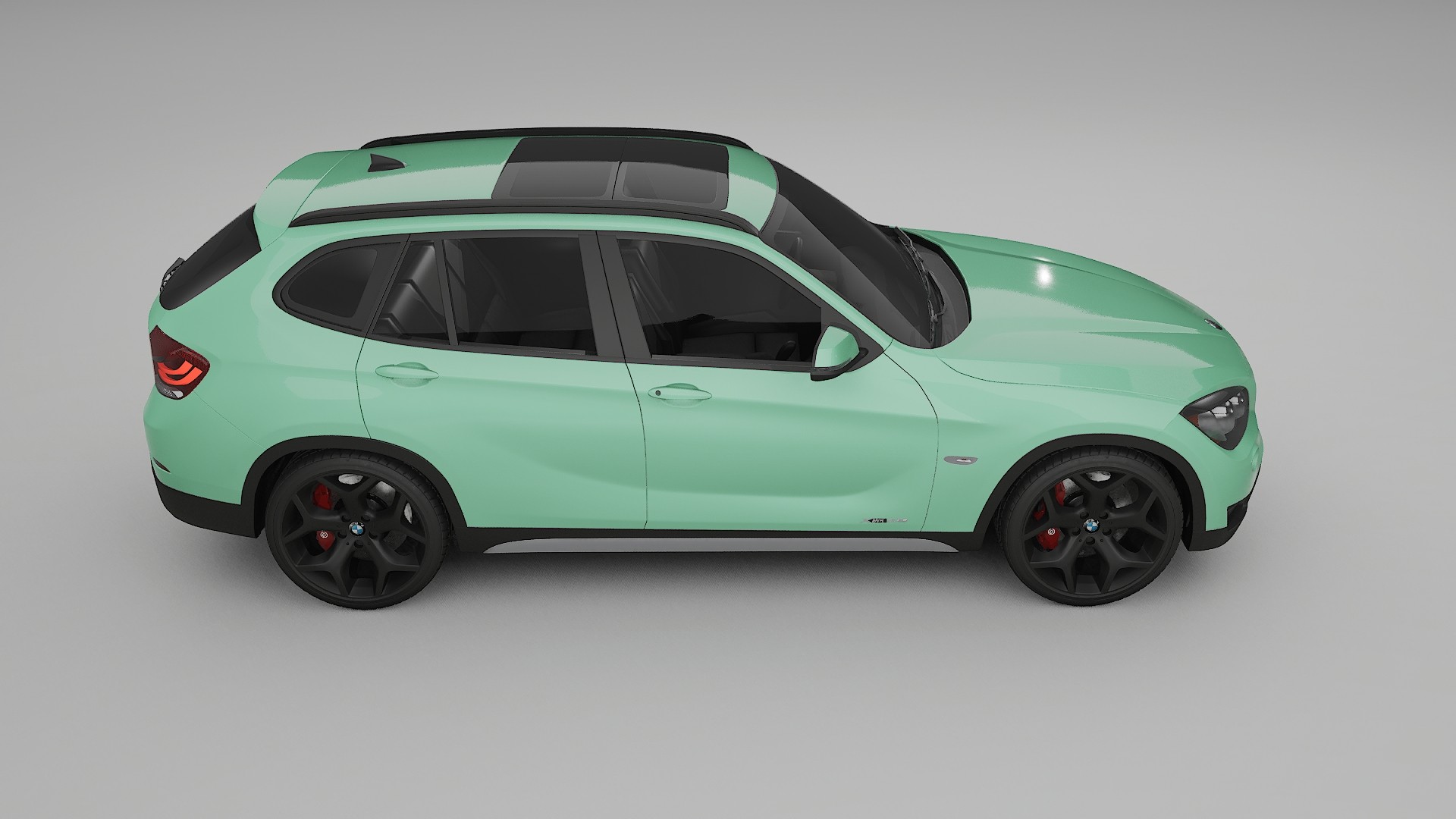 BMW X1 E84 TPU Lackskyddsfilm | DUSTY Färgskiftande PPF – Komplett Förskuret Kit