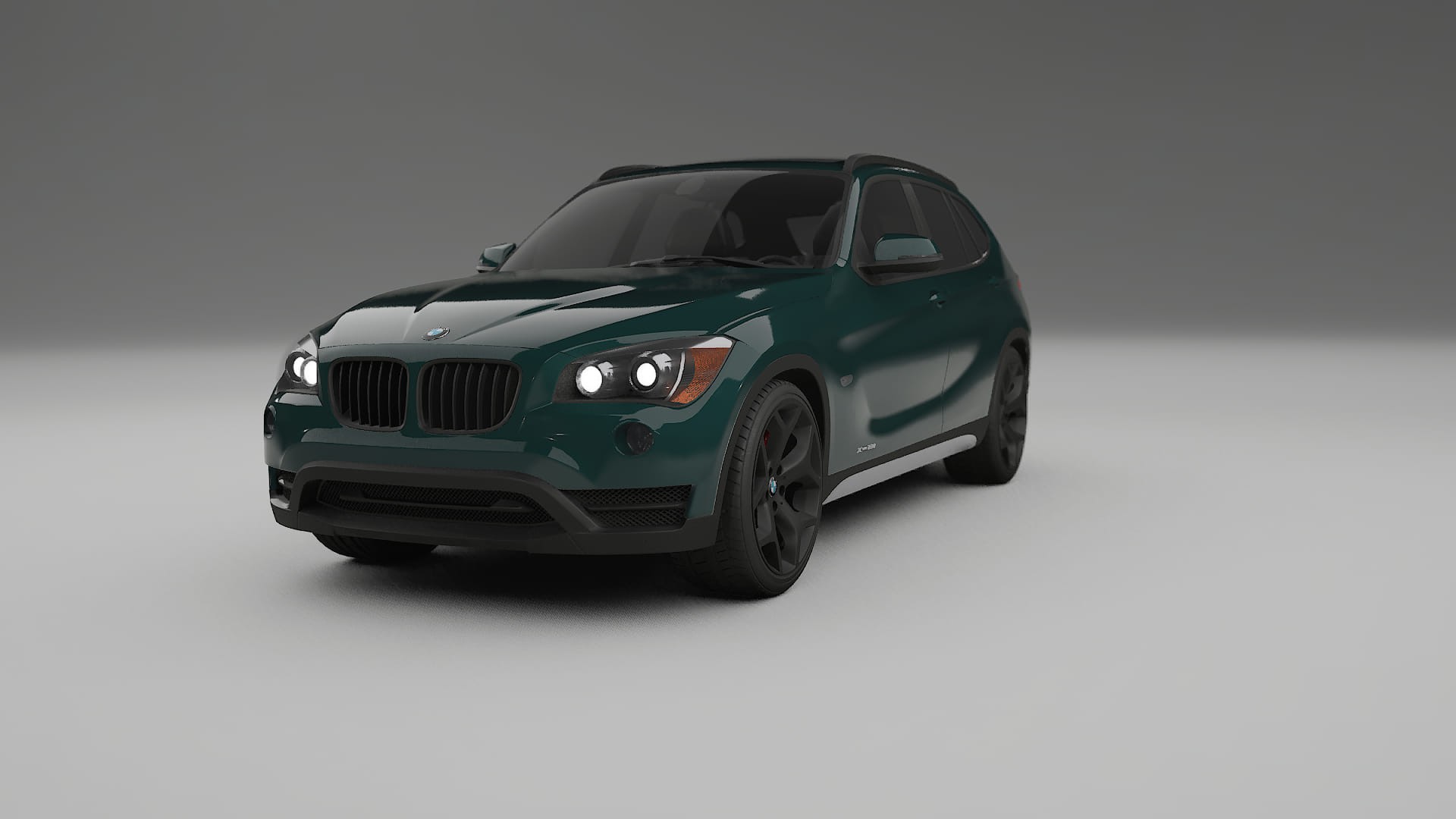 BMW X1 E84 TPU Lackskyddsfilm | INFERNO Färgskiftande PPF – Komplett Förskuret Kit