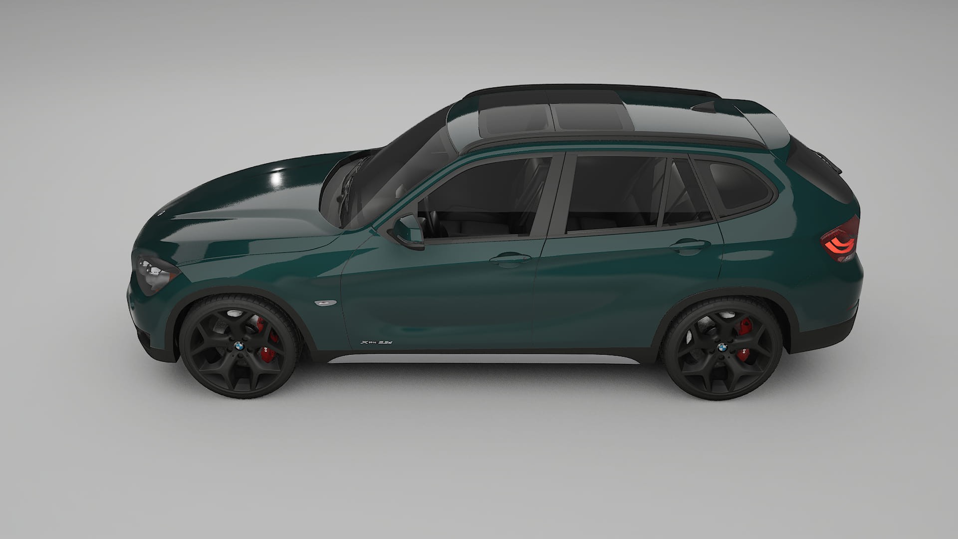 BMW X1 E84 TPU Lackskyddsfilm | INFERNO Färgskiftande PPF – Komplett Förskuret Kit