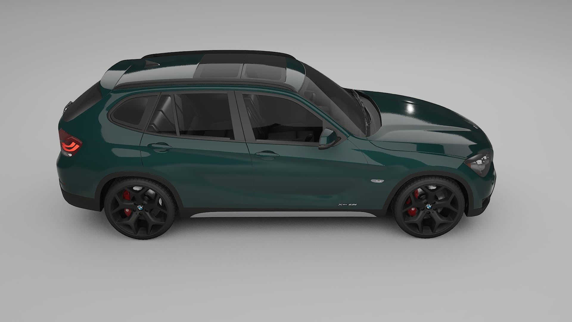 BMW X1 E84 TPU Lackskyddsfilm | INFERNO Färgskiftande PPF – Komplett Förskuret Kit