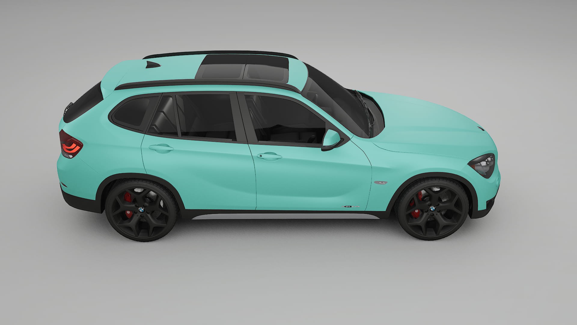 BMW X1 E84 TPU Lackskyddsfilm | FROST Färgskiftande PPF – Komplett Förskuret Kit