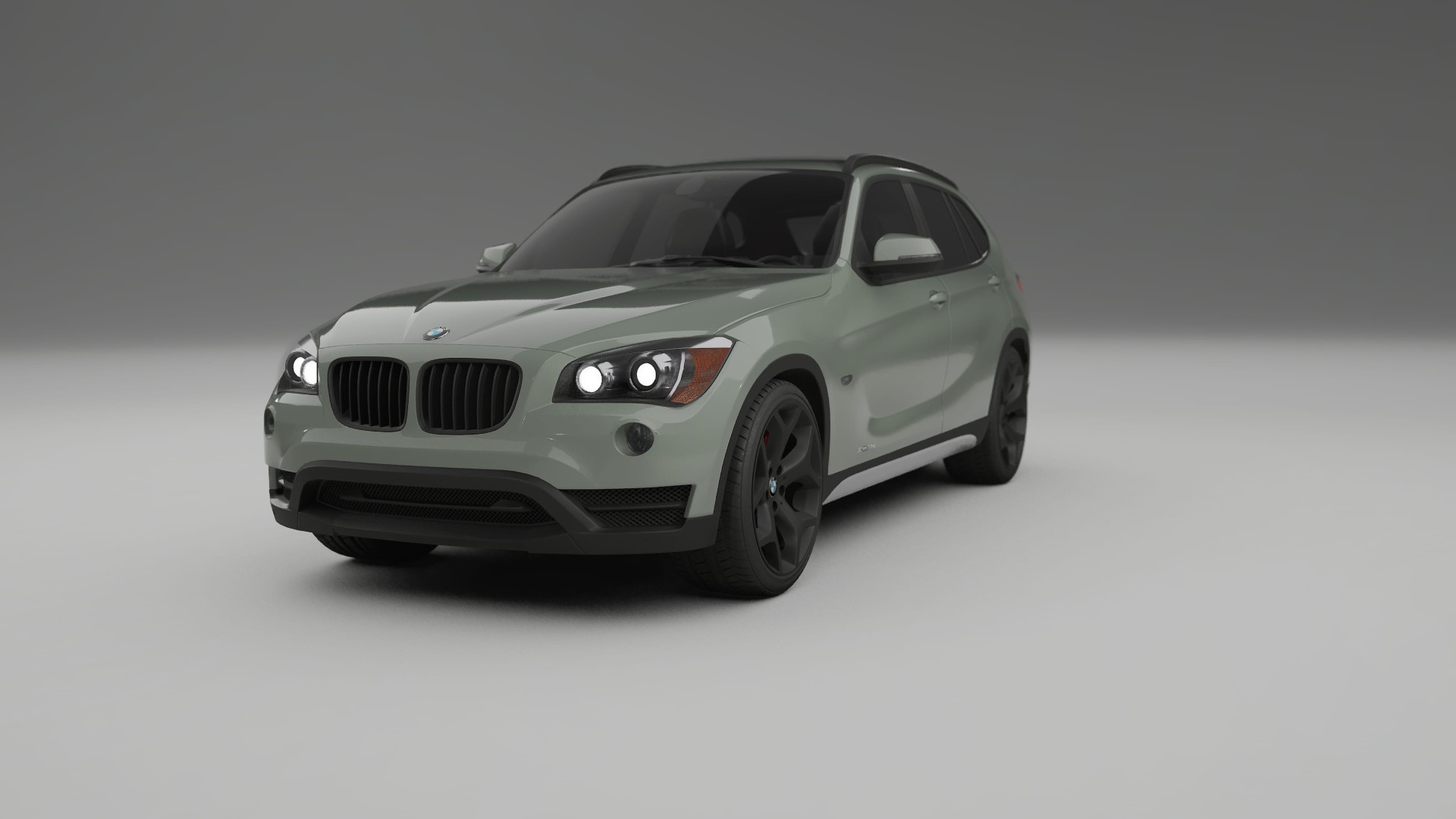 BMW X1 E84 TPU Lackskyddsfilm | SLATE Färgskiftande PPF – Komplett Förskuret Kit