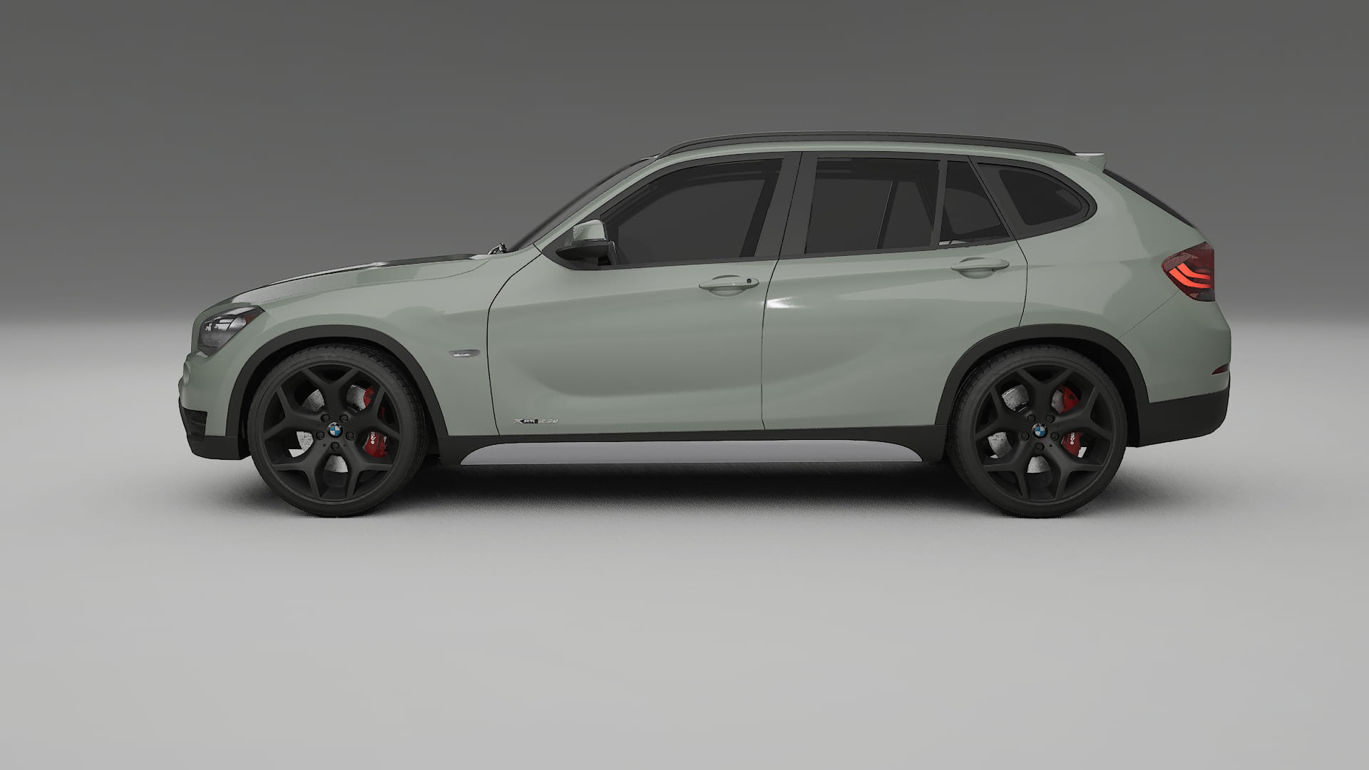 BMW X1 E84 TPU Lackskyddsfilm | SLATE Färgskiftande PPF – Komplett Förskuret Kit