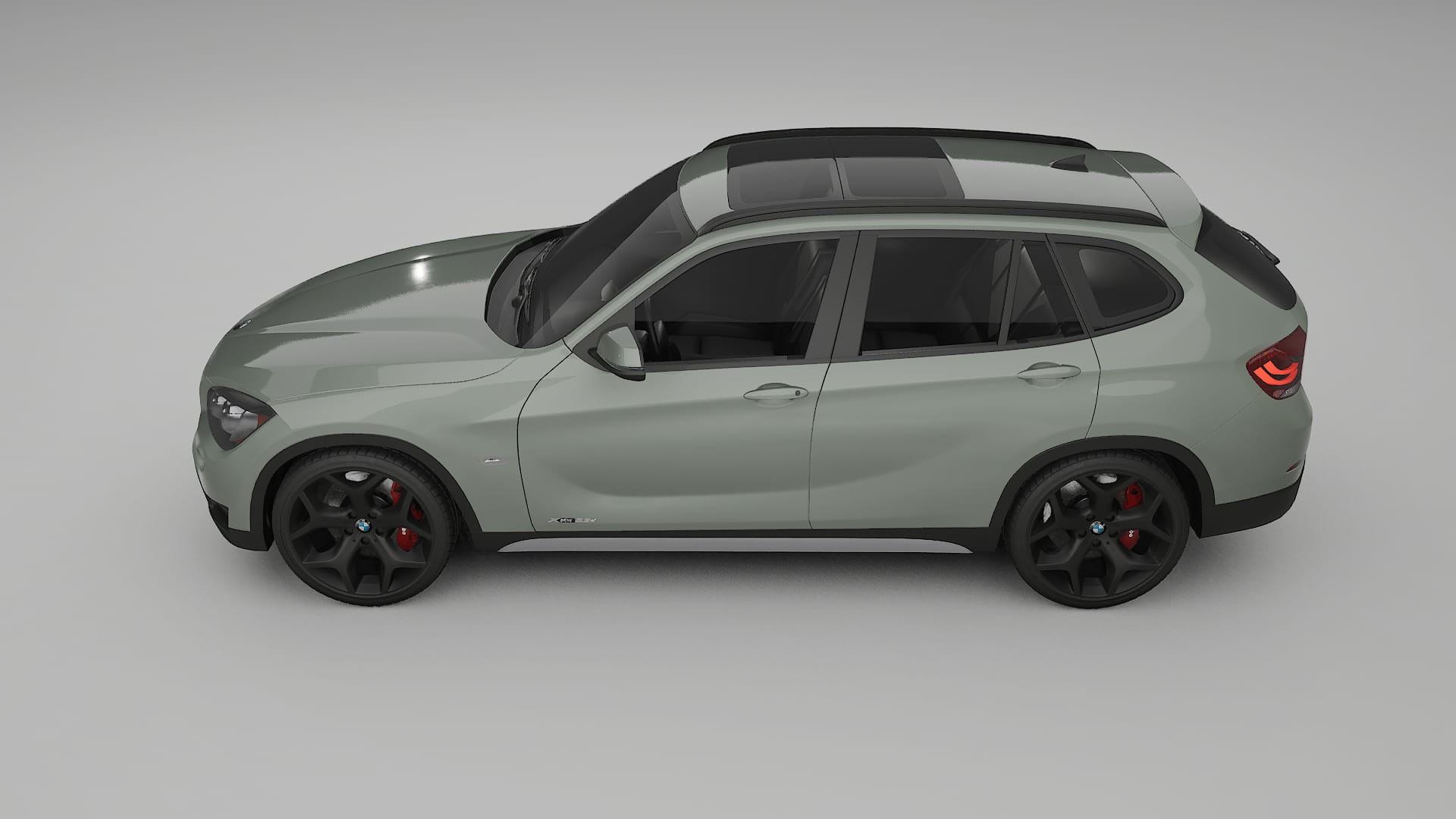 BMW X1 E84 TPU Lackskyddsfilm | SLATE Färgskiftande PPF – Komplett Förskuret Kit